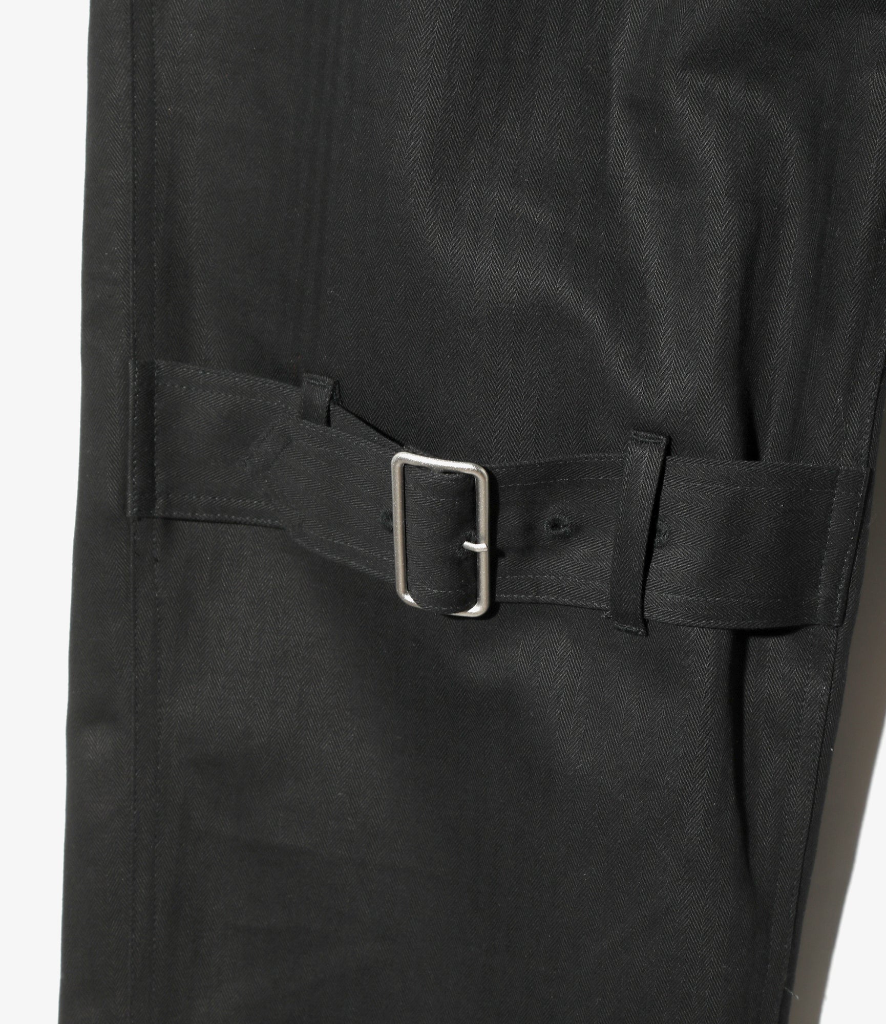 PTB Pant - Black - Cotton Herringbone Twill