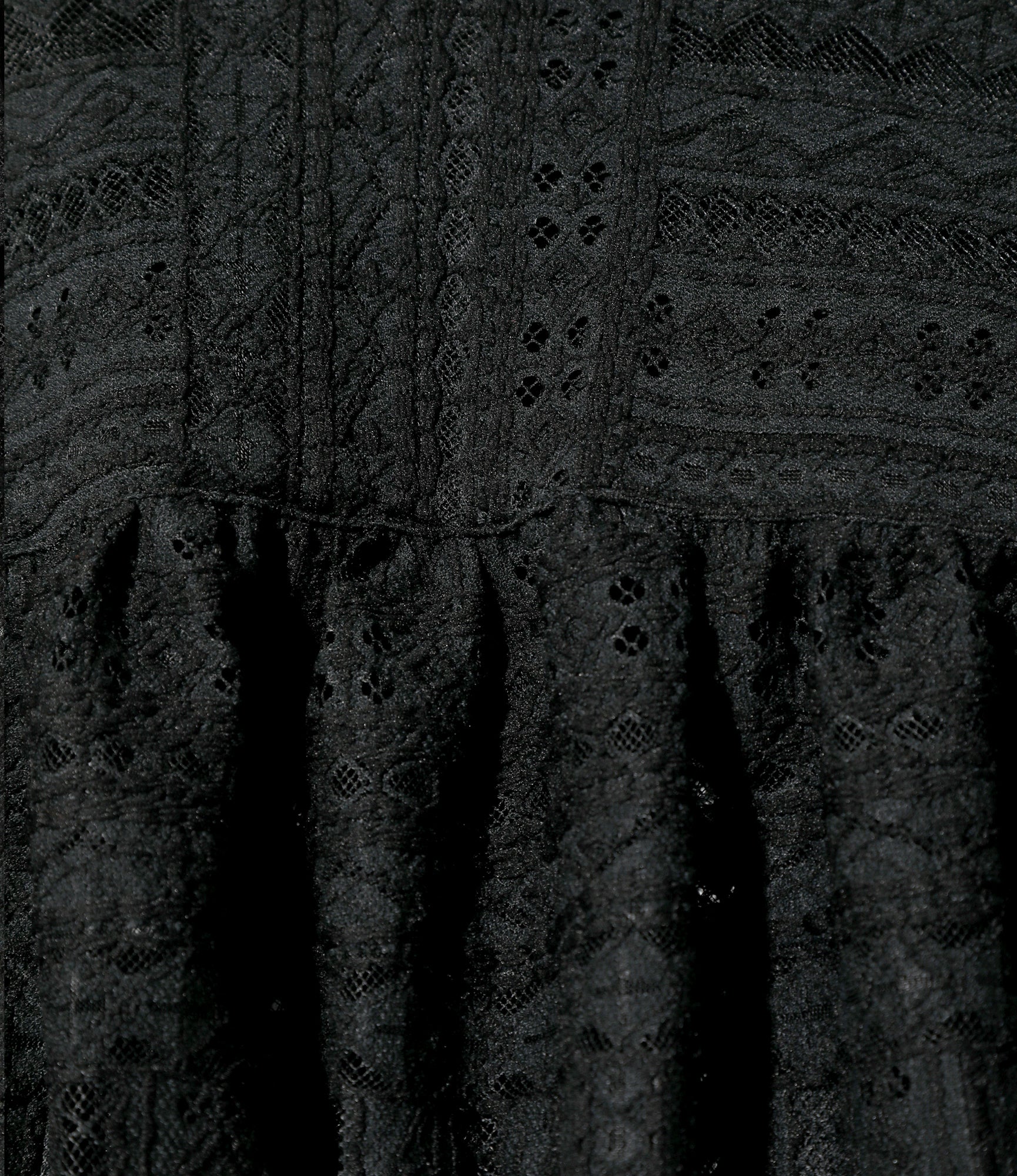 Painter Shirt - Black - Poly Lace