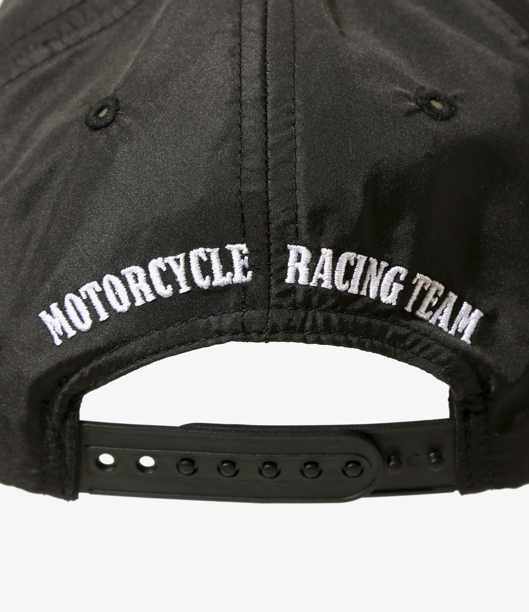 L.P. Racing Cap - Black - Poly Taffeta