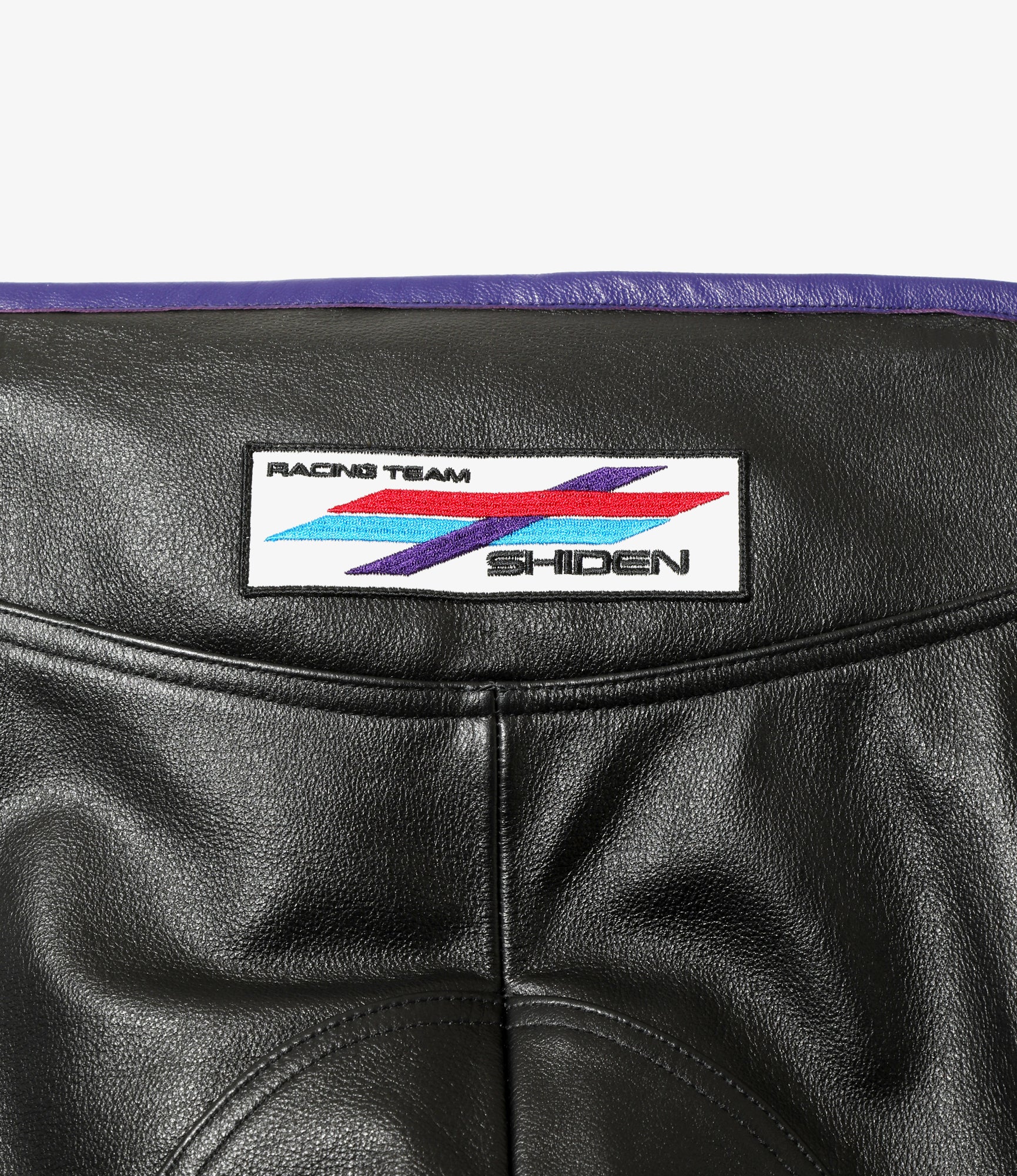 Motor Cycle Pant - Black - Cowhide Leather