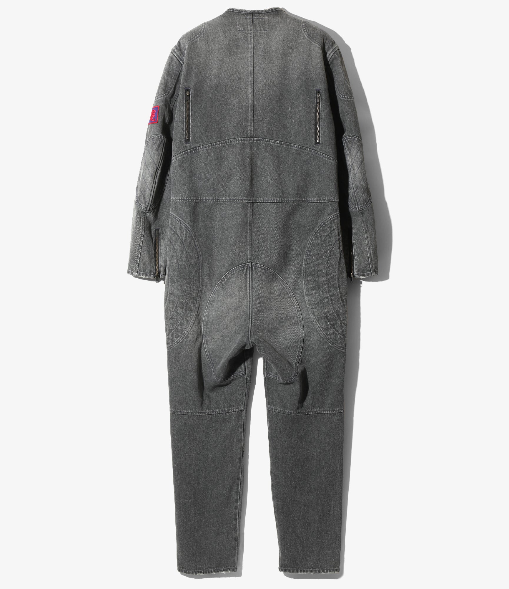 Motor Cycle Jacket - Black - 13.5oz Denim, Vintage