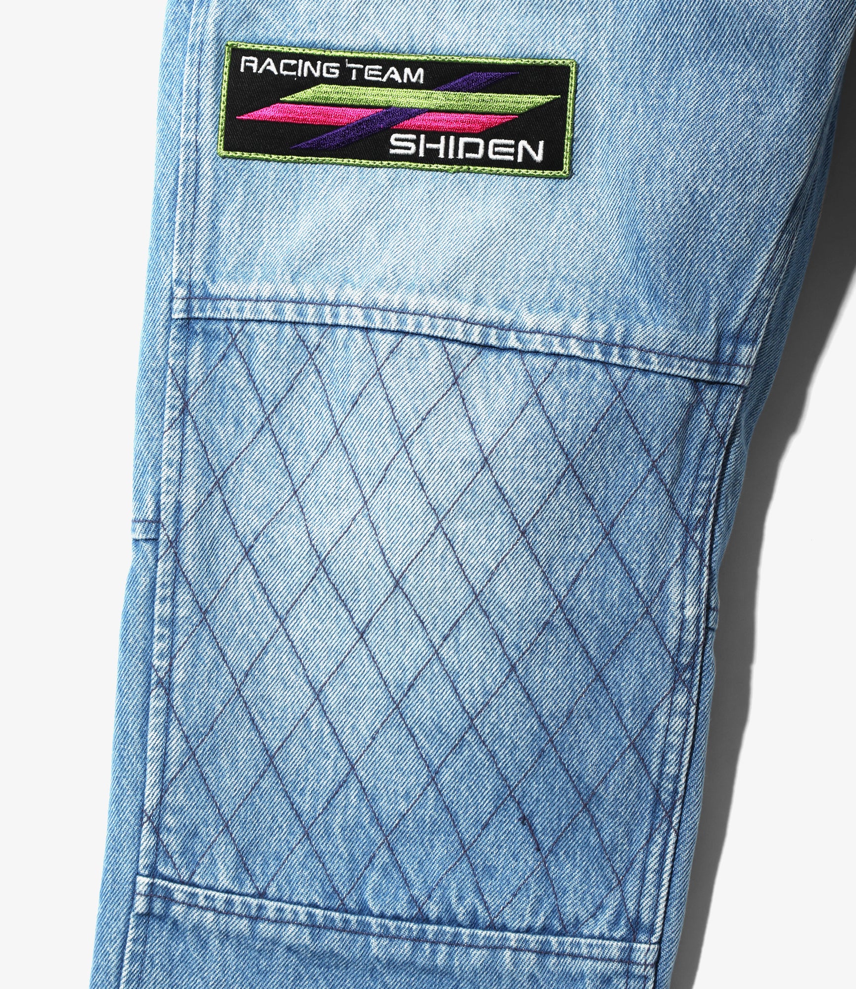 Motor Cycle Pant - Blue - 13.5oz Denim, Vintage