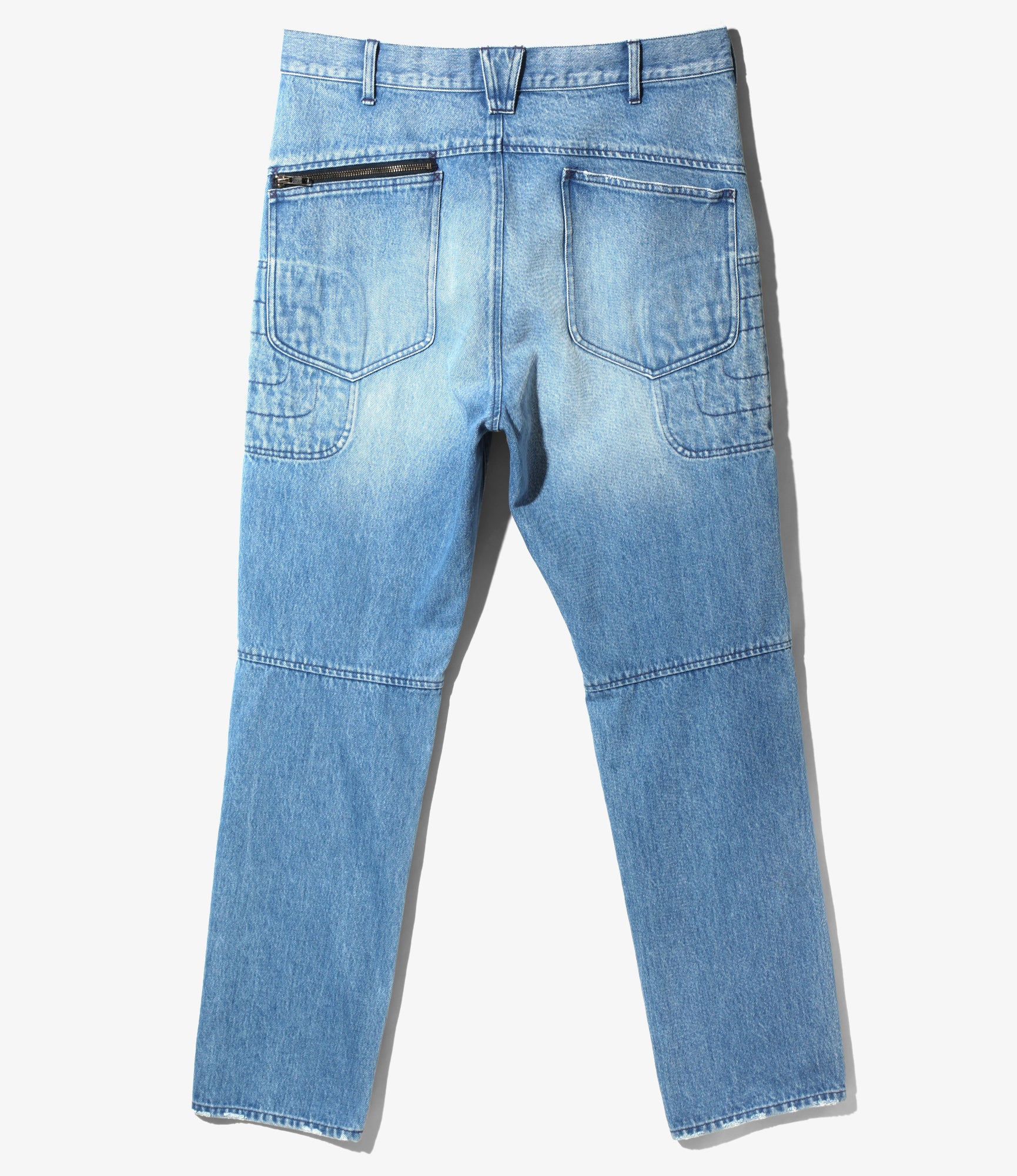 Motor Cycle Pant - Blue - 13.5oz Denim, Vintage