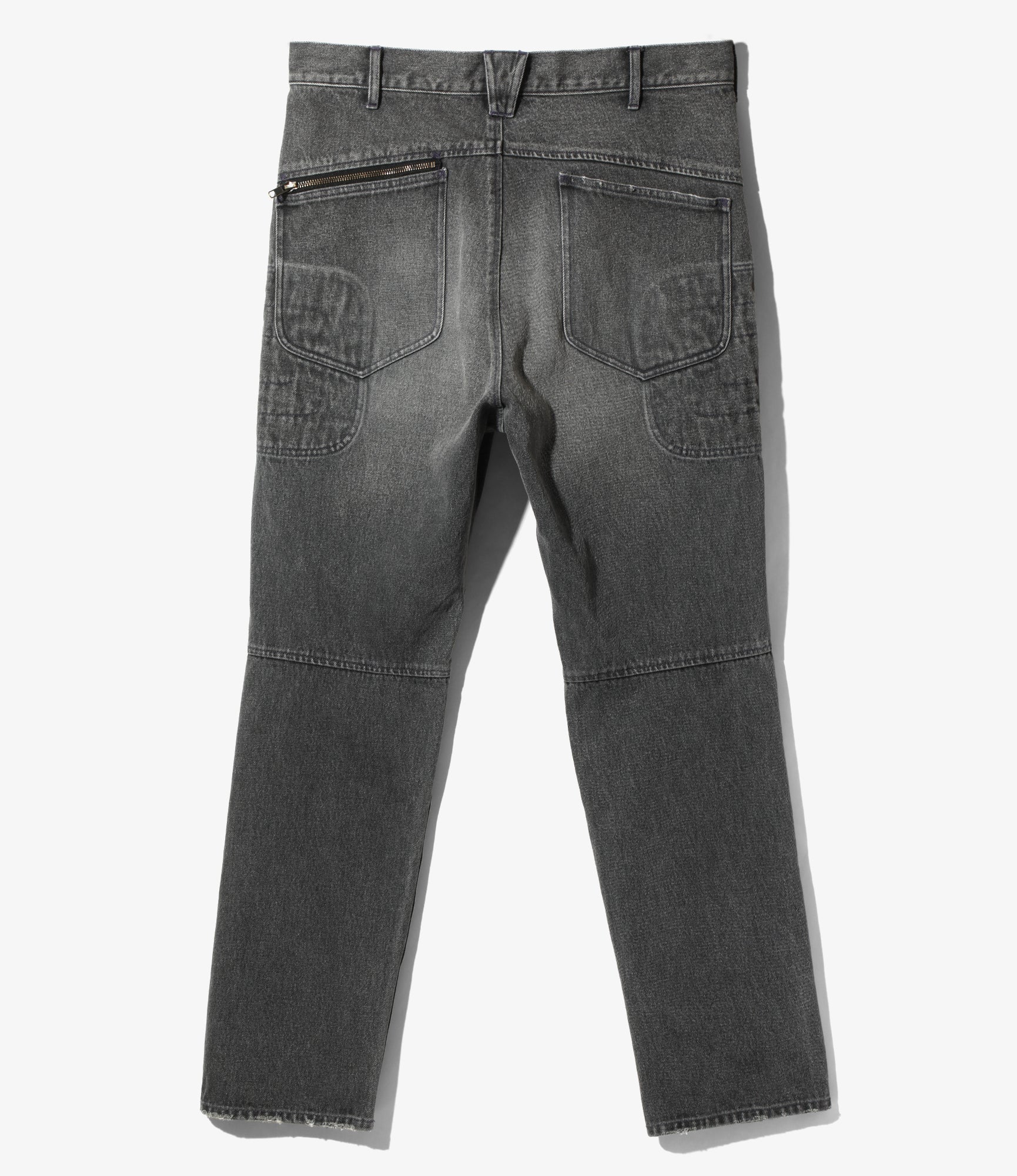 Motor Cycle Pant - Black - 13.5oz Denim, Vintage