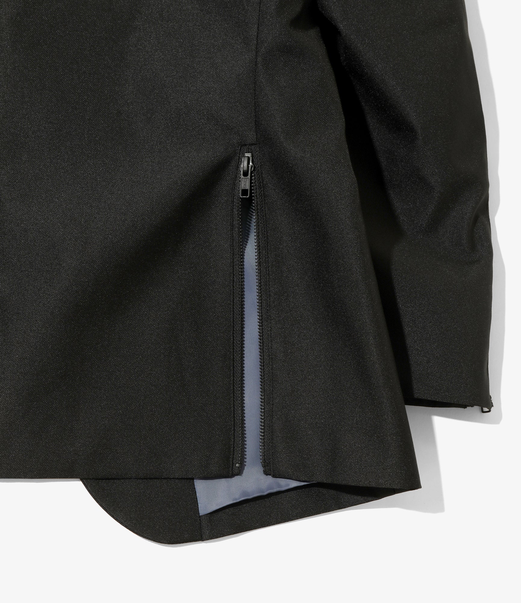 Zipped Pocket 3B Jacket - Black - Poly Serge