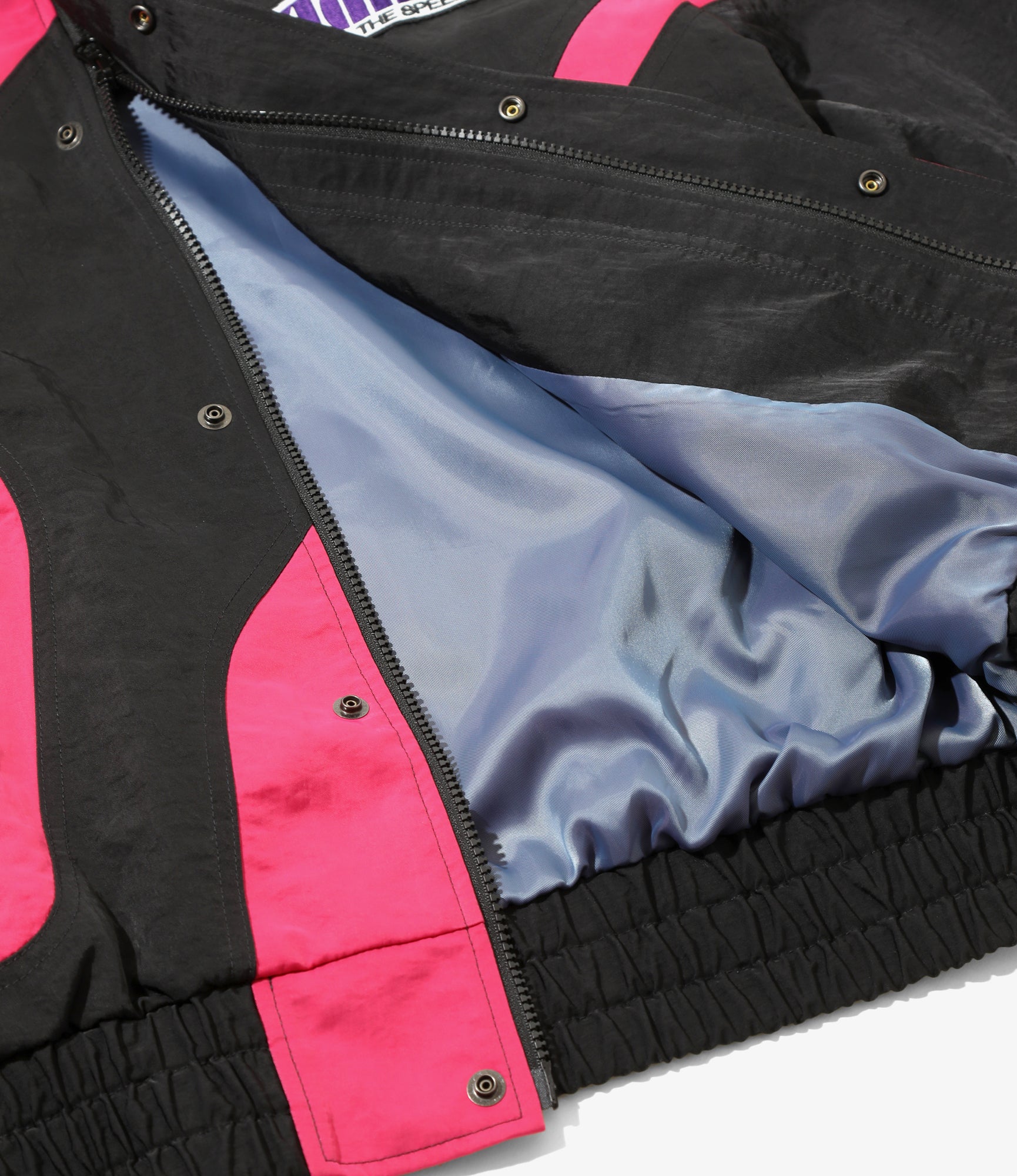 Multi Color Jacket - Black/Purple/Pink - Nylon Sateen