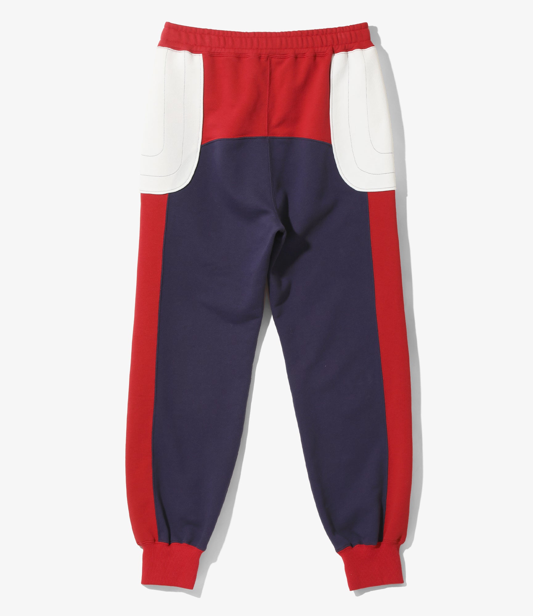 Motor Cycle String Easy Pant - Red/Eggplant/White -- C/PE Jersey