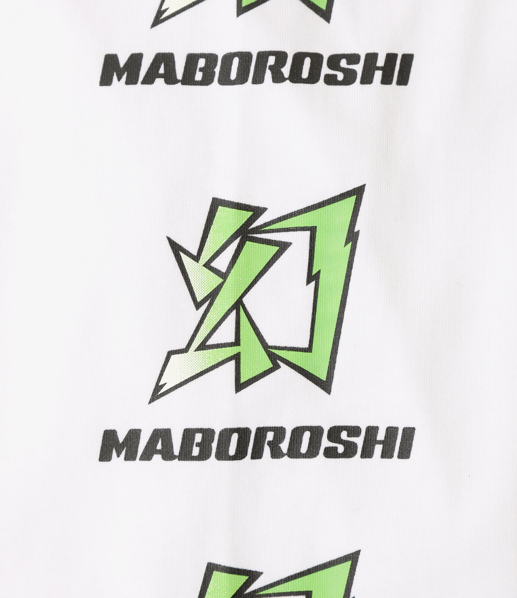 L/S Crew Neck Tee - White - Cotton Jersey / Maboroshi