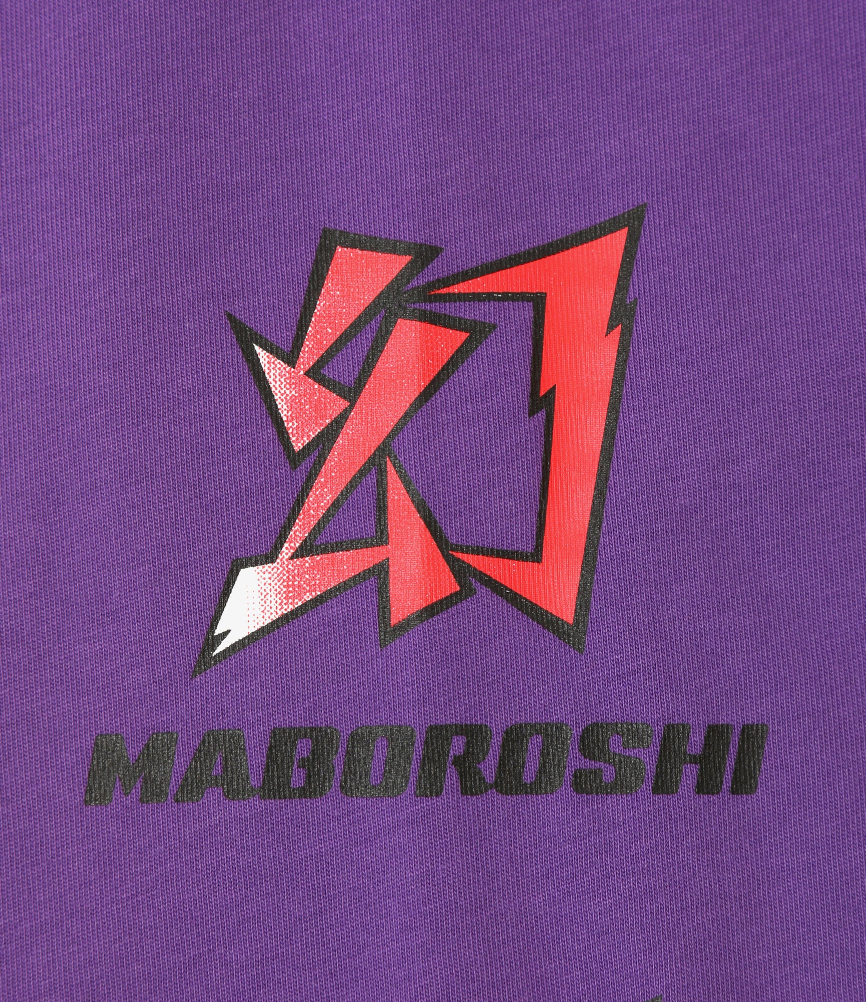 L/S Crew Neck Tee - Purple - Cotton Jersey / Maboroshi