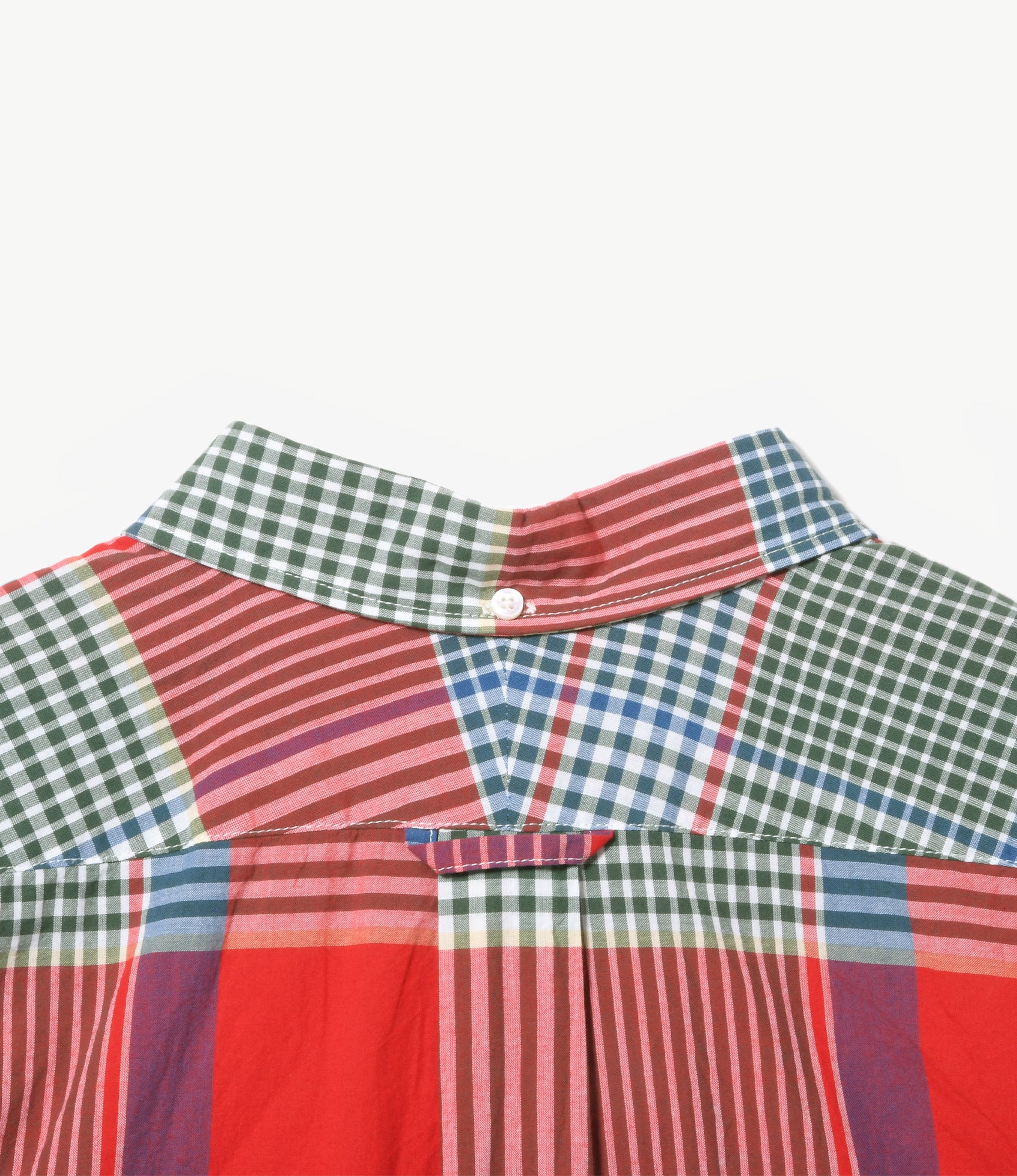 Popover BD Shirt - Red/Green Big Madras Plaid