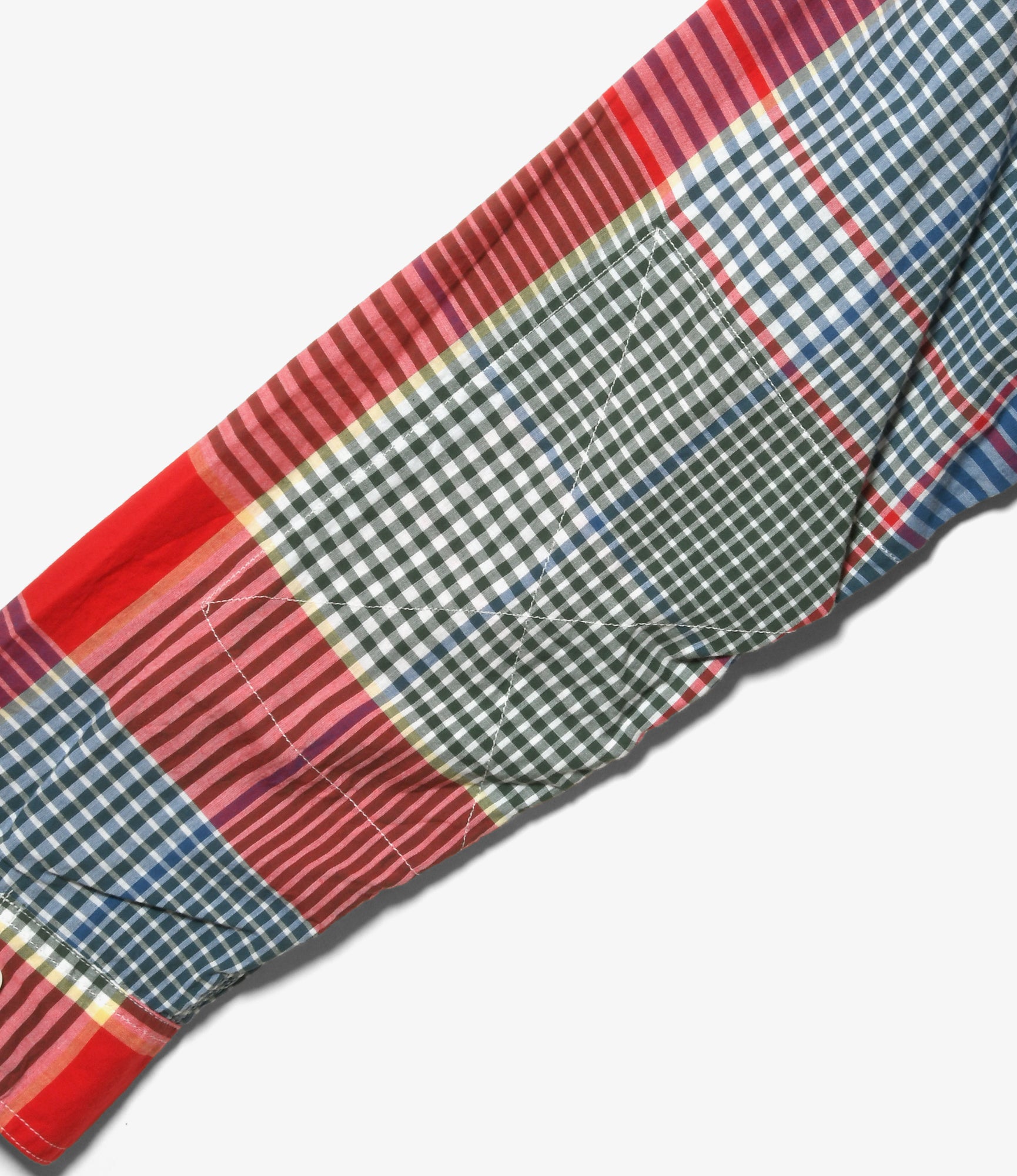 Work Shirt - Red/Green Big Madras Plaid