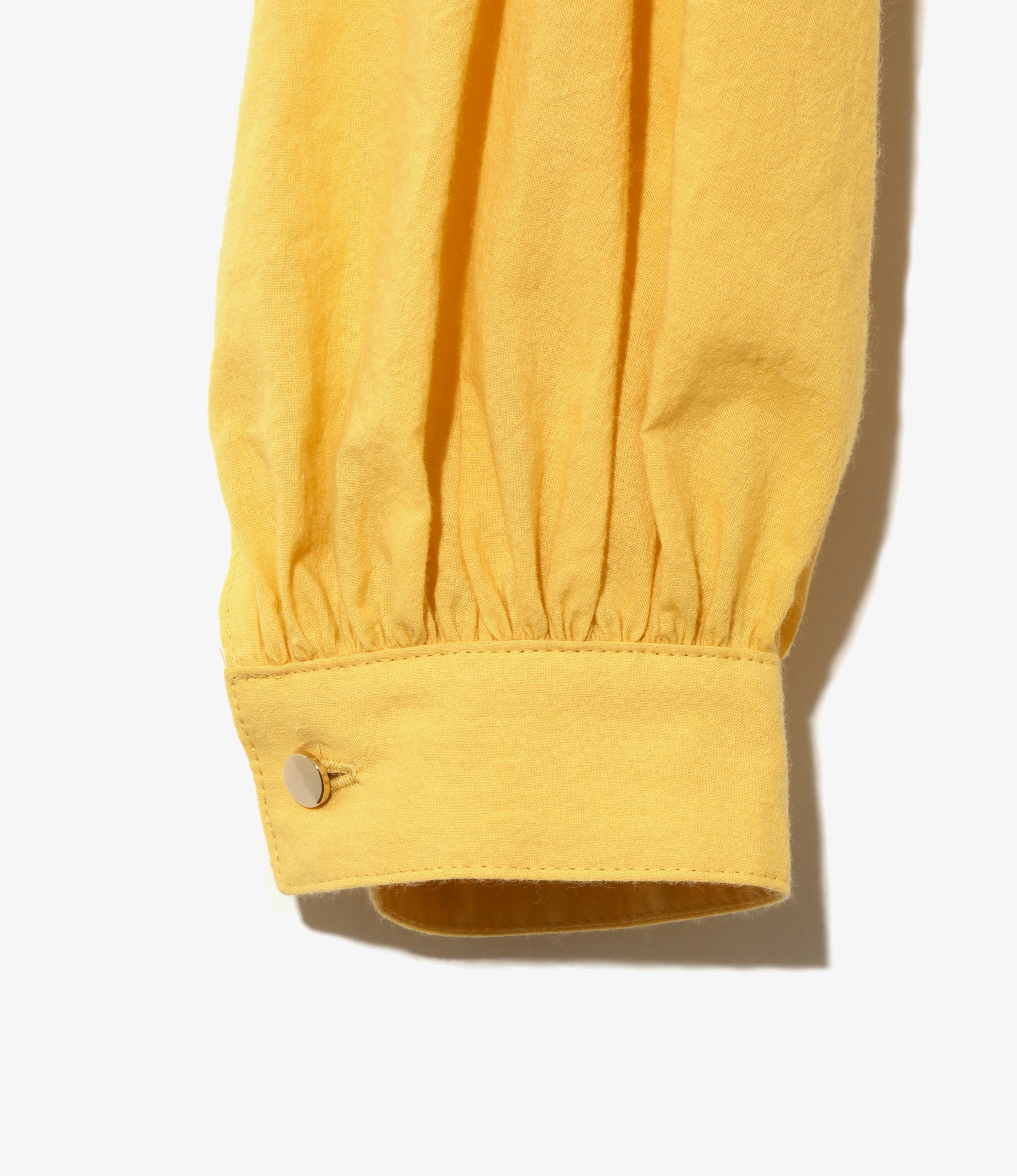 Sailor Collar Spencer Shirt - Yellow - Lawn