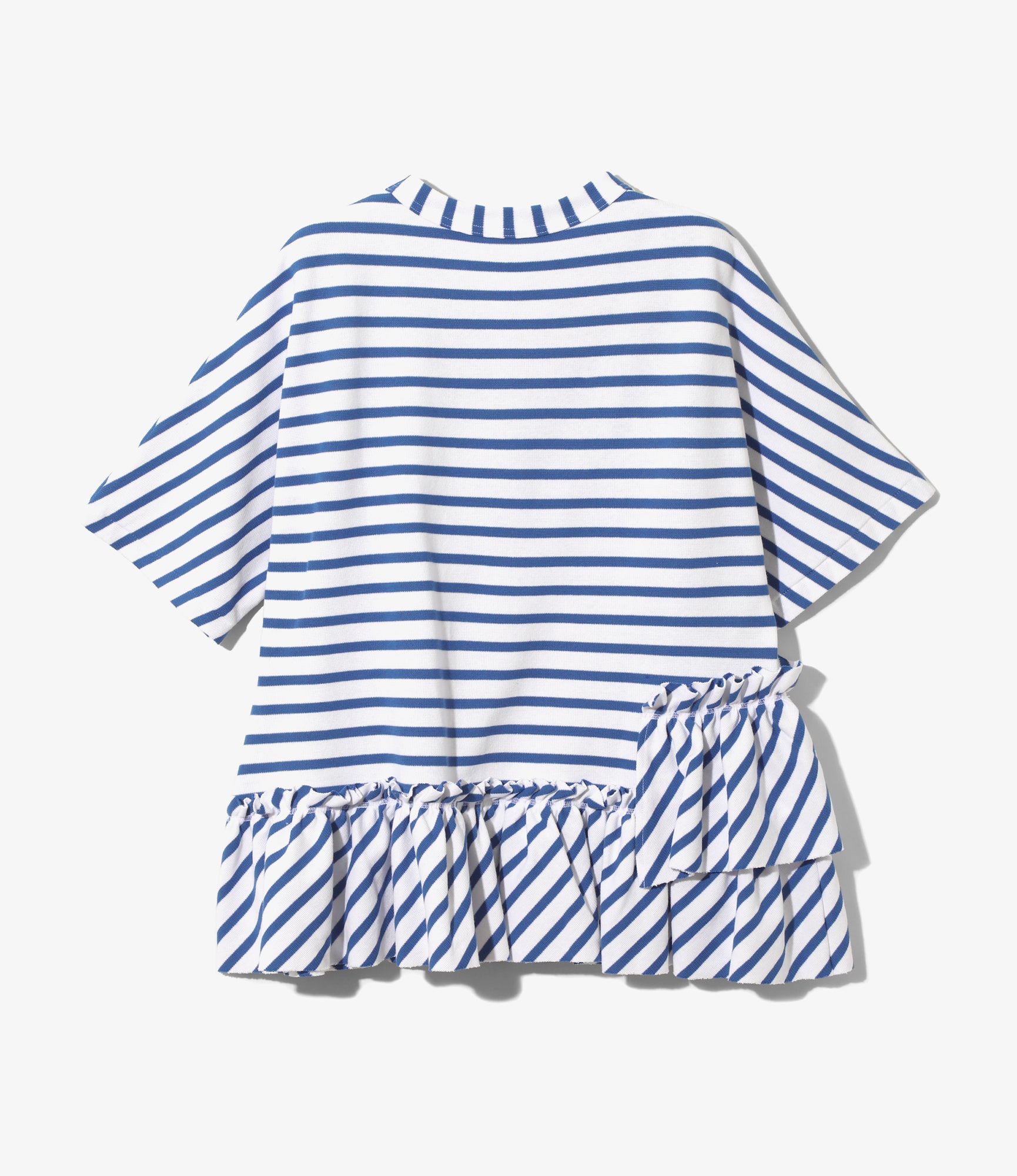 Swallow Frill Tiered Top - Stripe