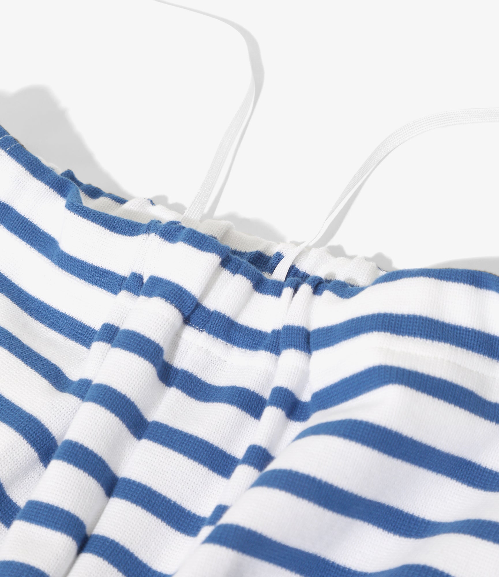 Swallow Frill Side Pants - Stripe