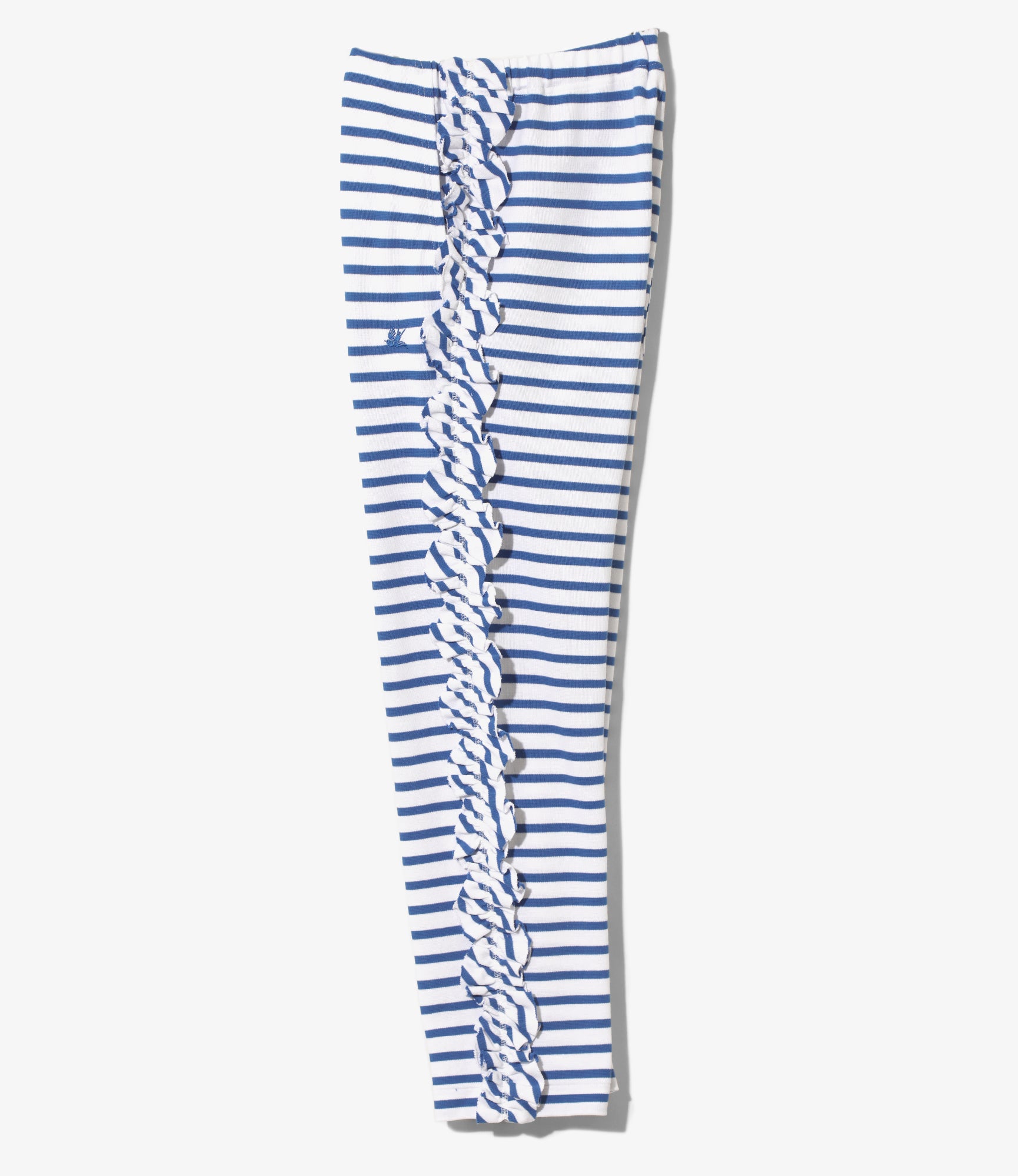 Swallow Frill Side Pants - Stripe