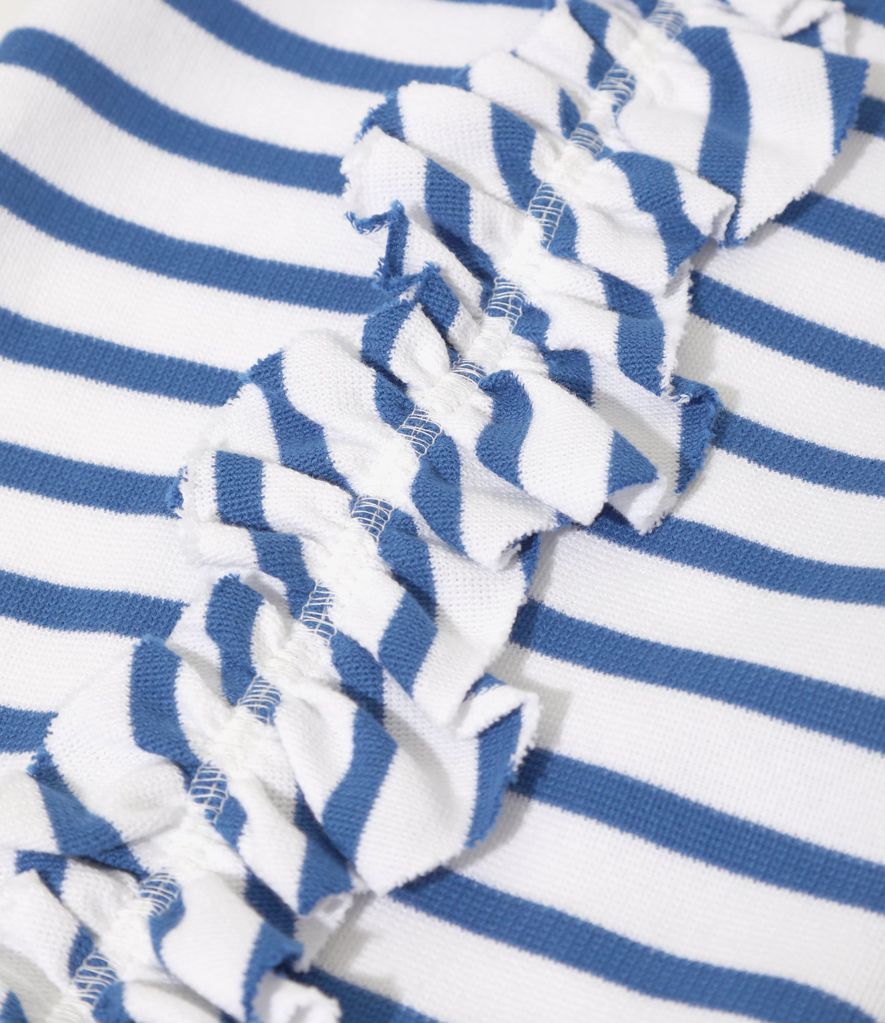 Swallow Frill Side Pants - Stripe