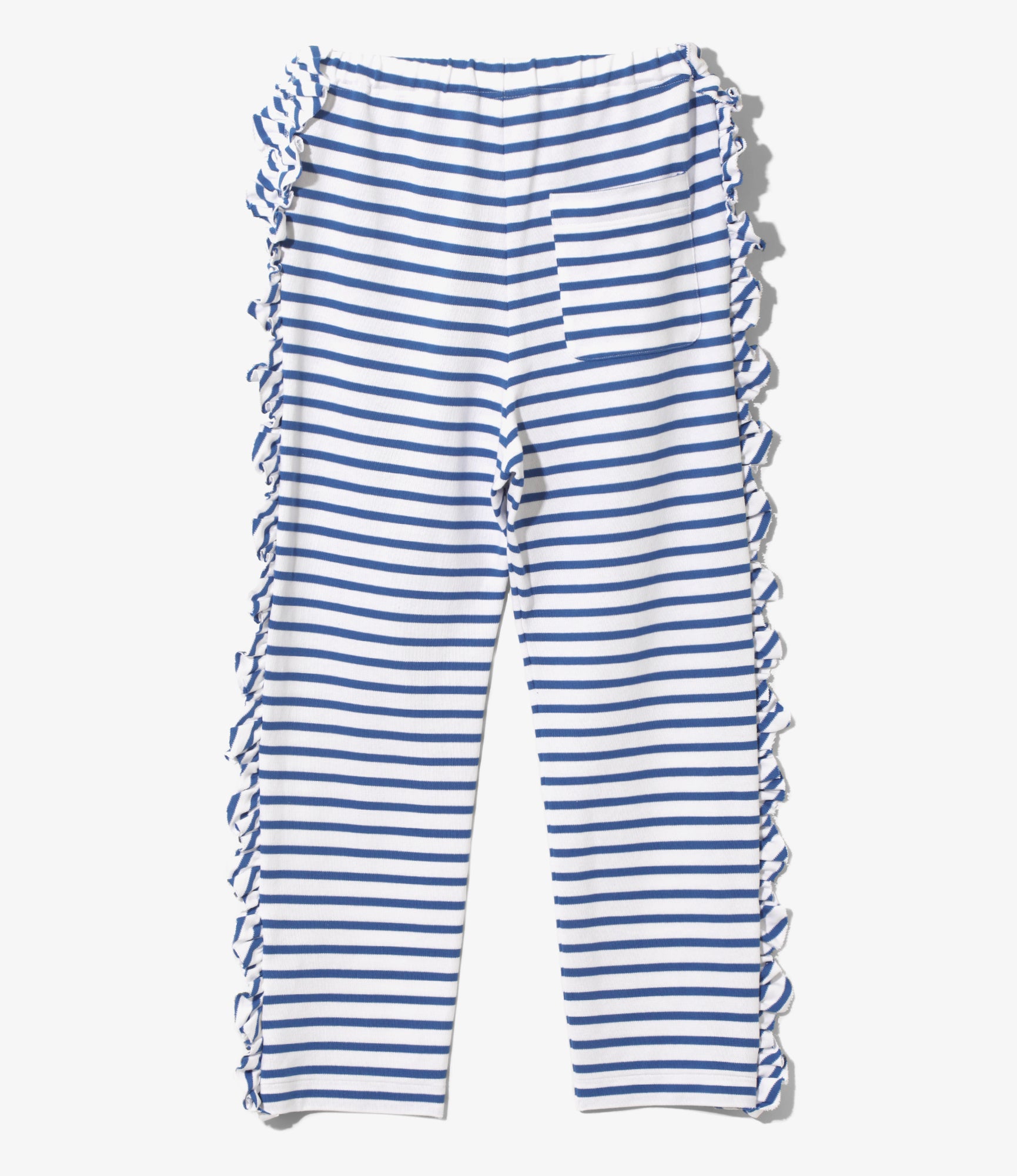 Swallow Frill Side Pants - Stripe