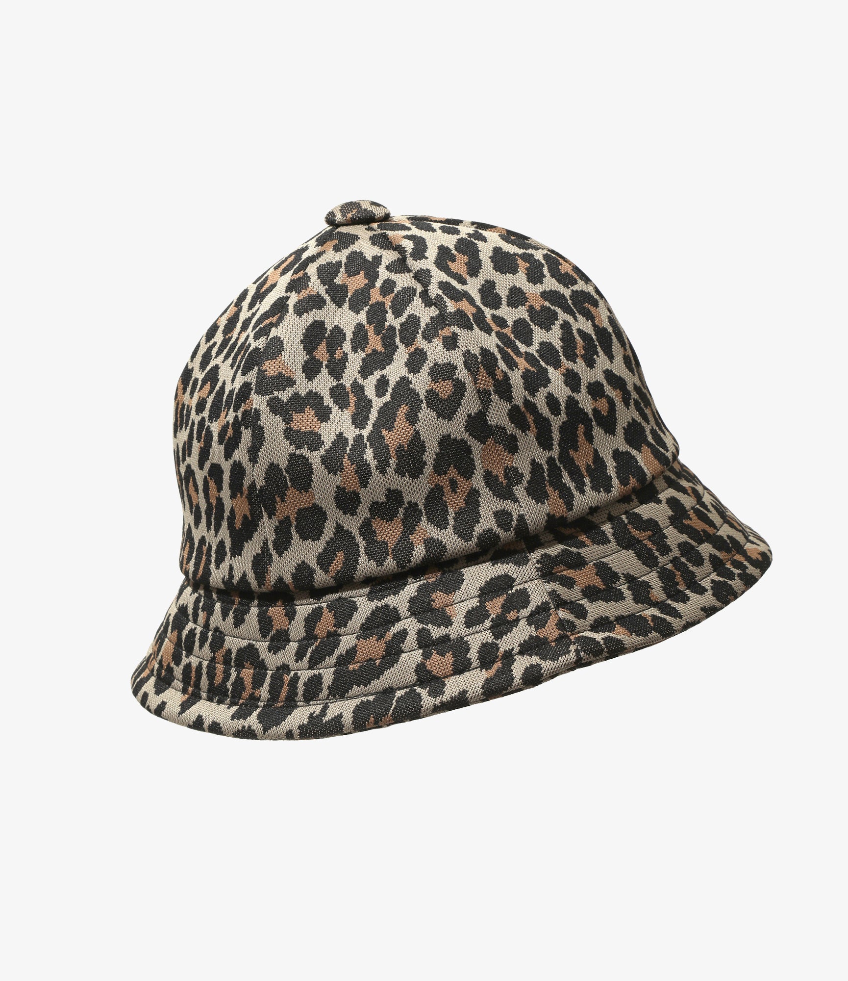 Bermuda Hat - Leopard - Poly Jacquard