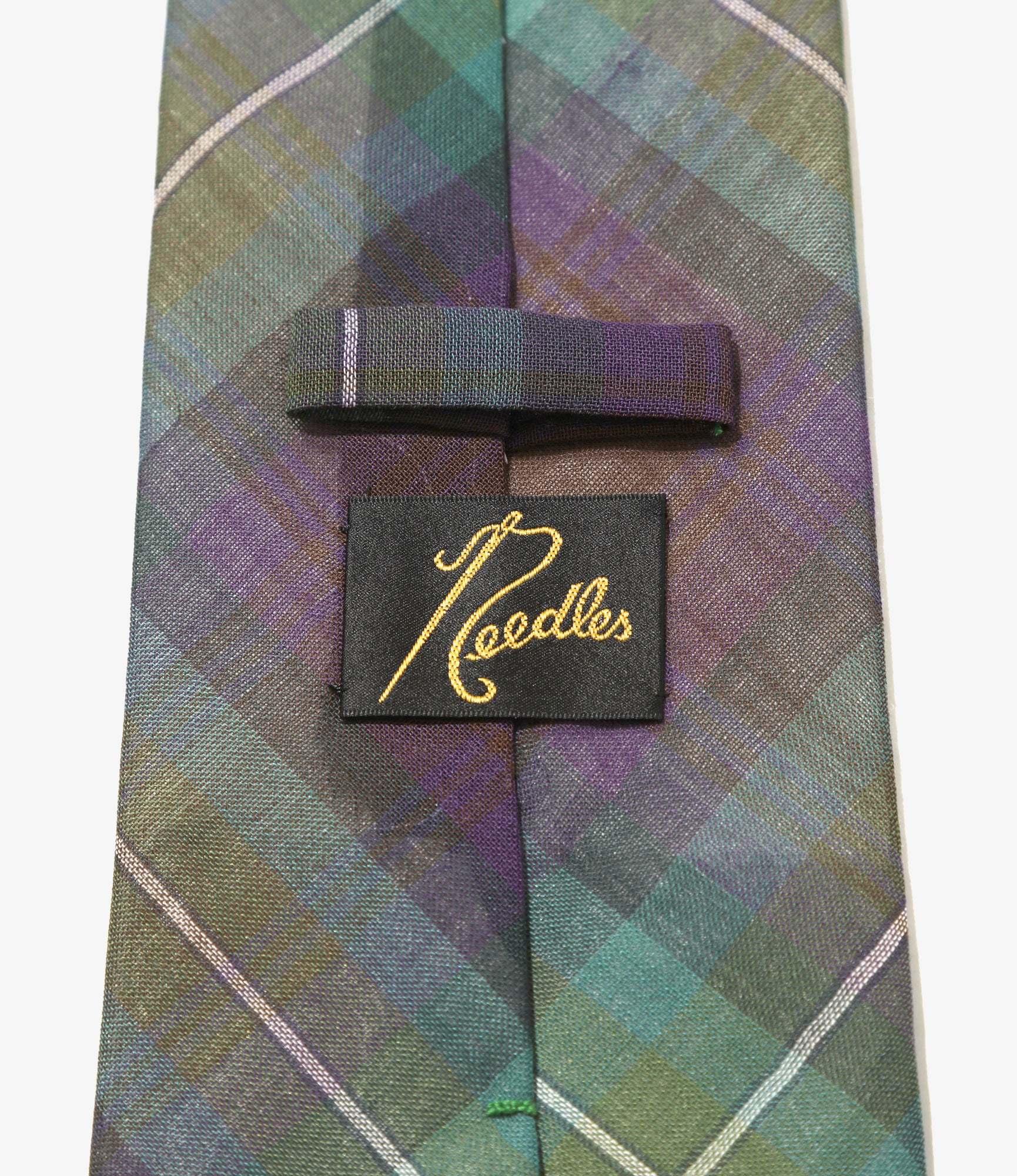 Neck Tie - Green - W/N Madras Check