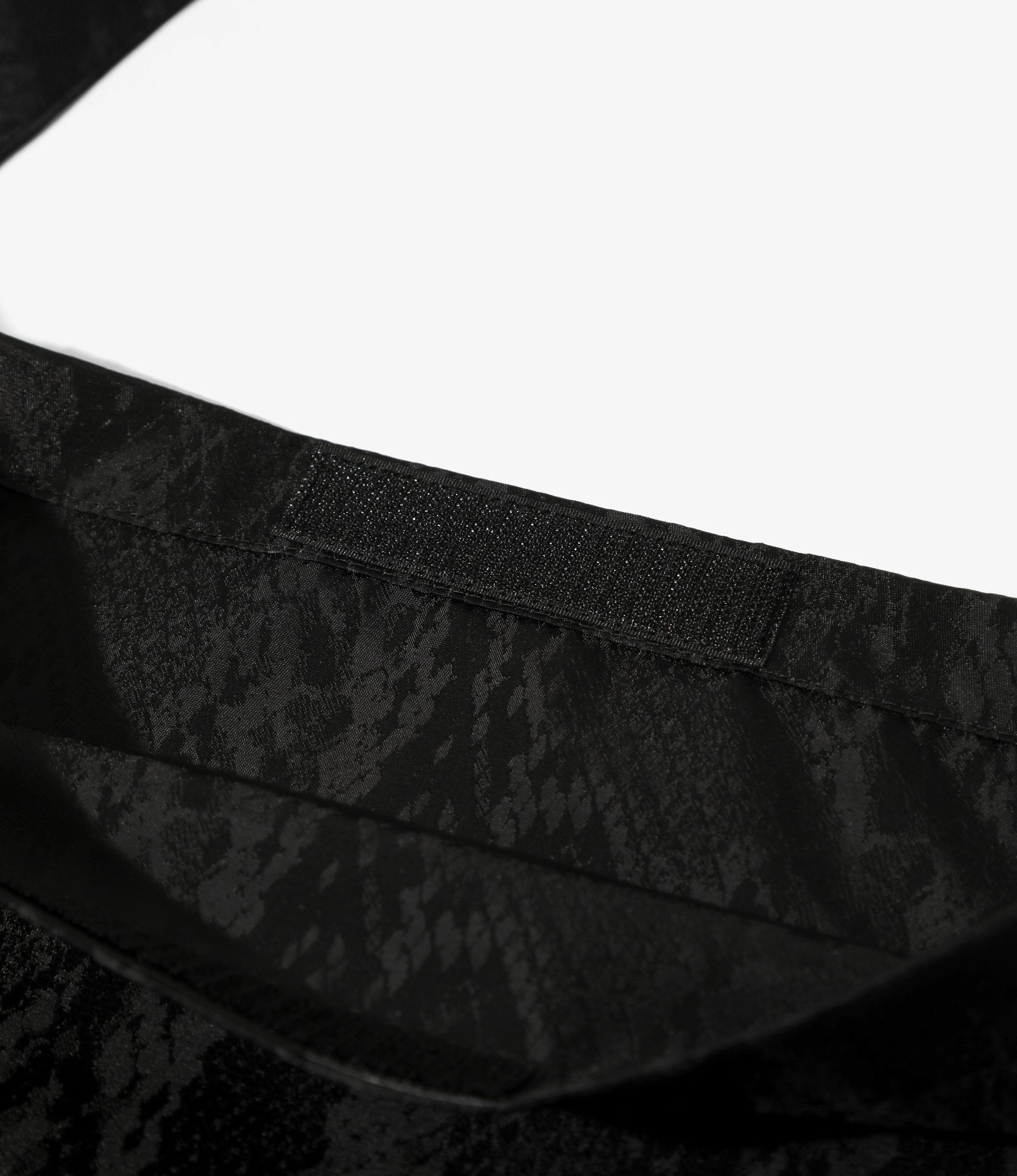 Book Bag - Black - Python Jacquard Sateen