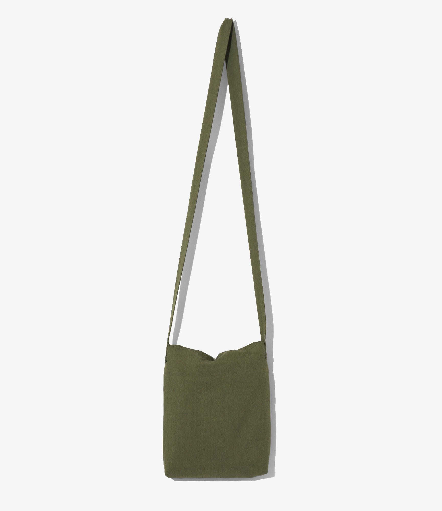 Flapped Bag - Olive - C/N Oxford