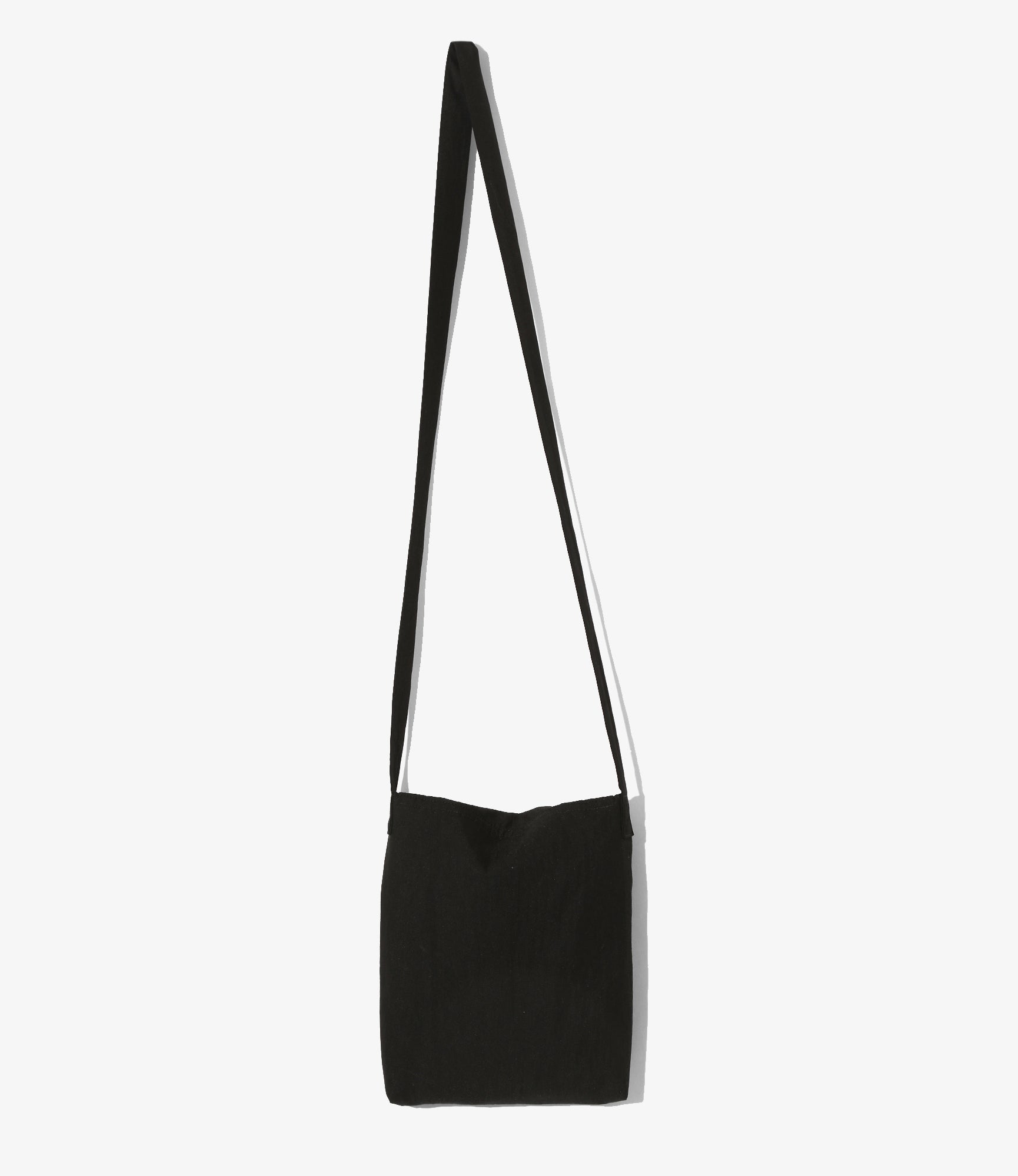 Flapped Bag - Black - C/N Oxford