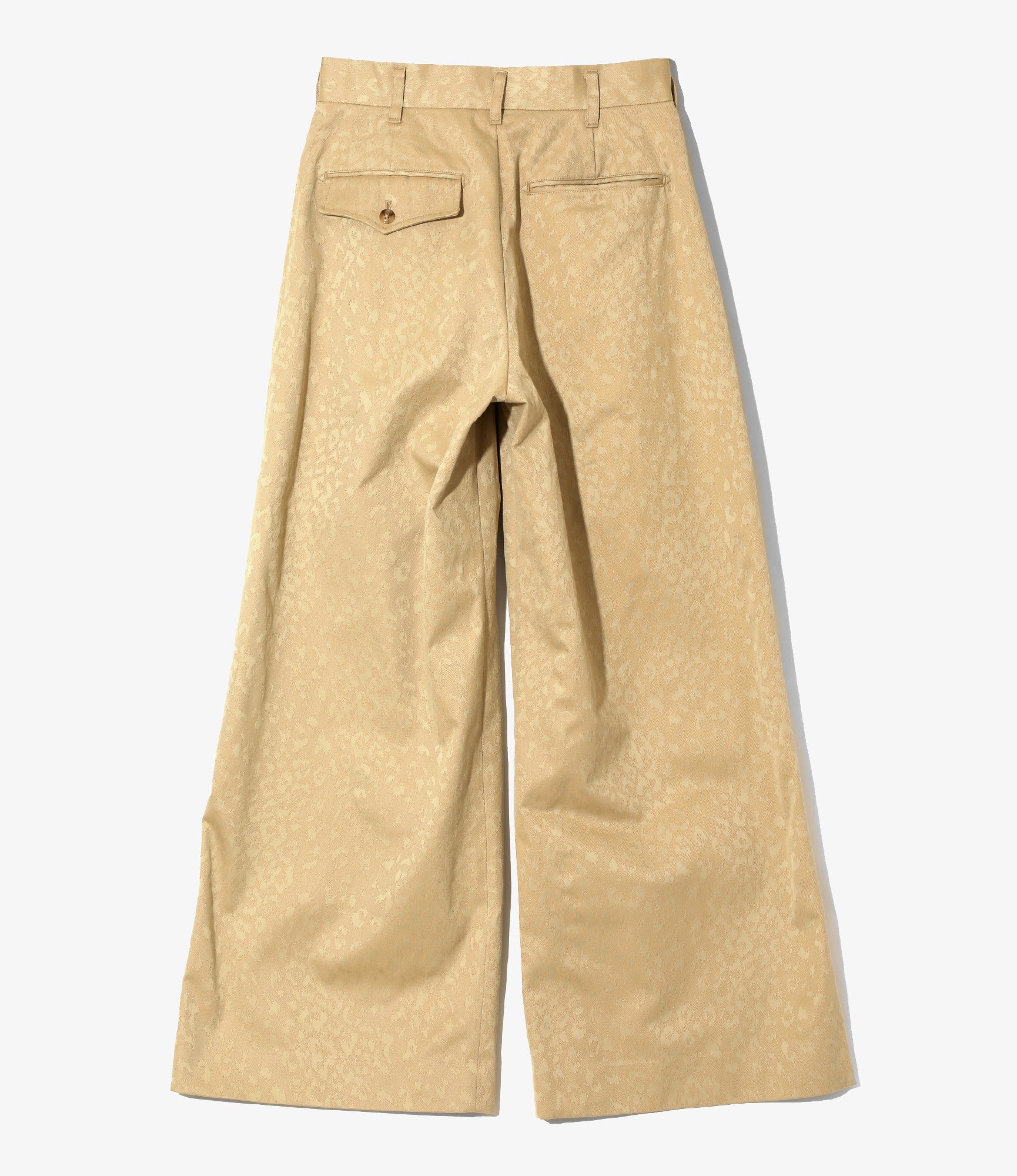 Tucked Buggy Pant - Khaki - Cotton Leopard Jq