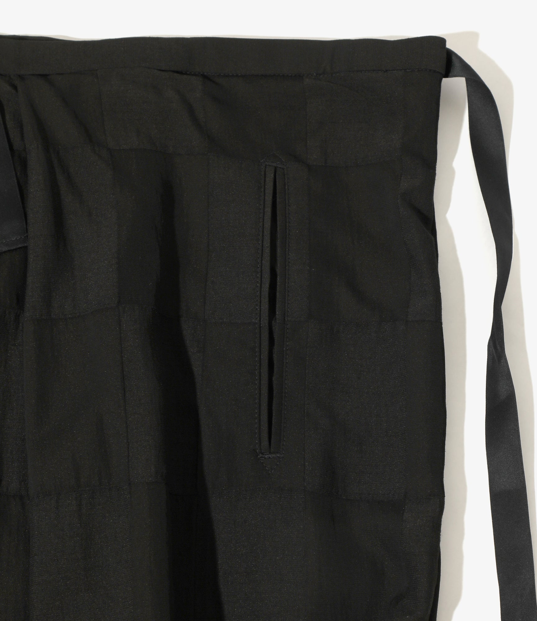 Hakama Pant - Black - R/W Block Jacquard