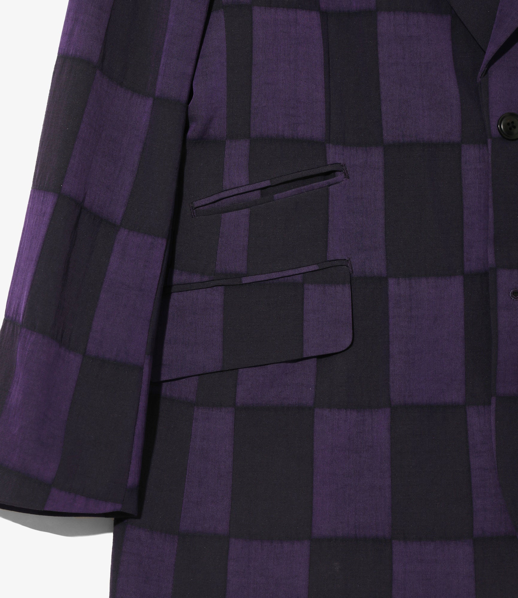 2B Jacket - Purple - R/W Block Jacquard