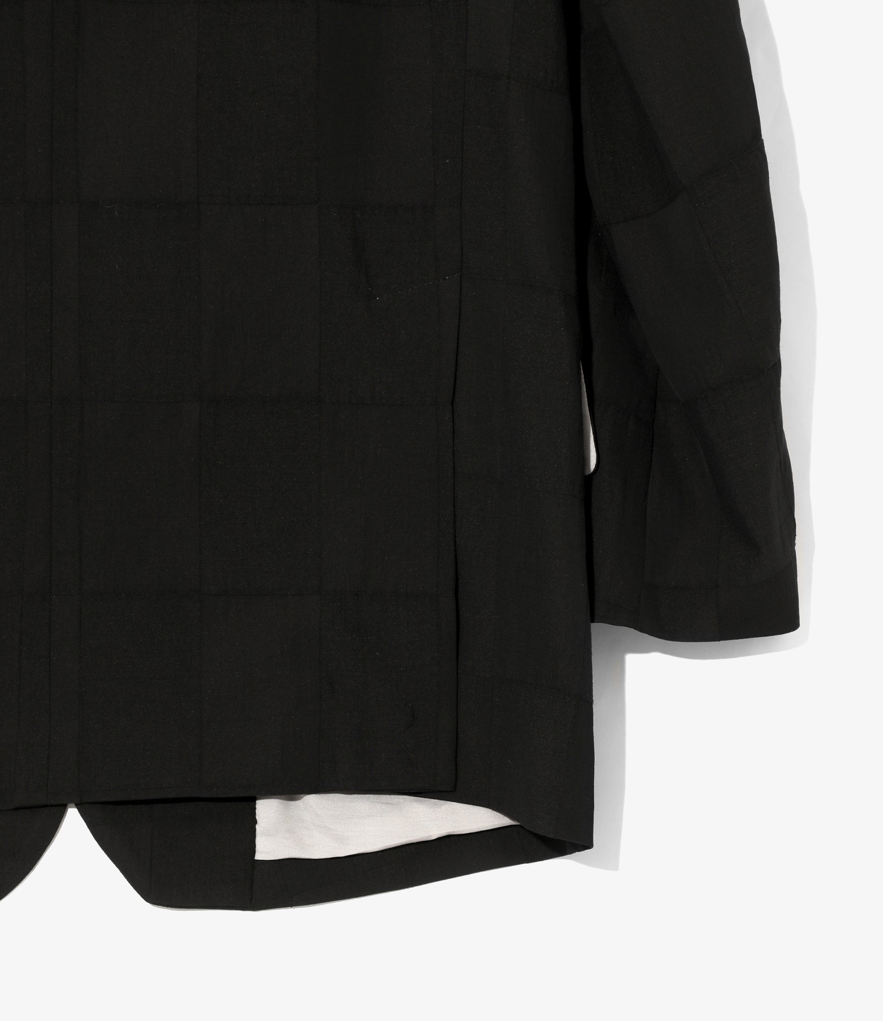 2B Jacket - Black - R/W Block Jacquard