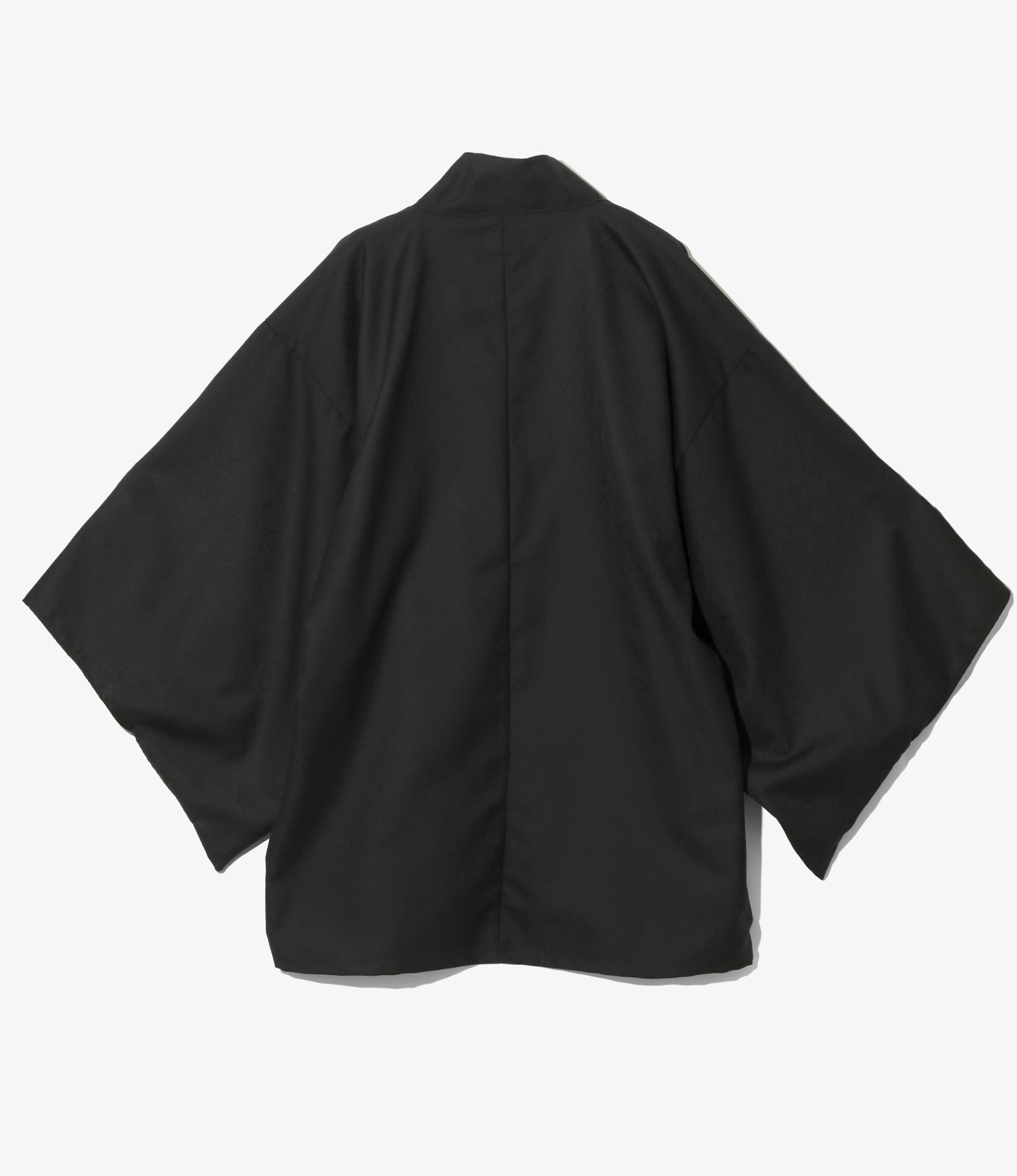 Haori Jacket - Black - Wool Python Jacquard