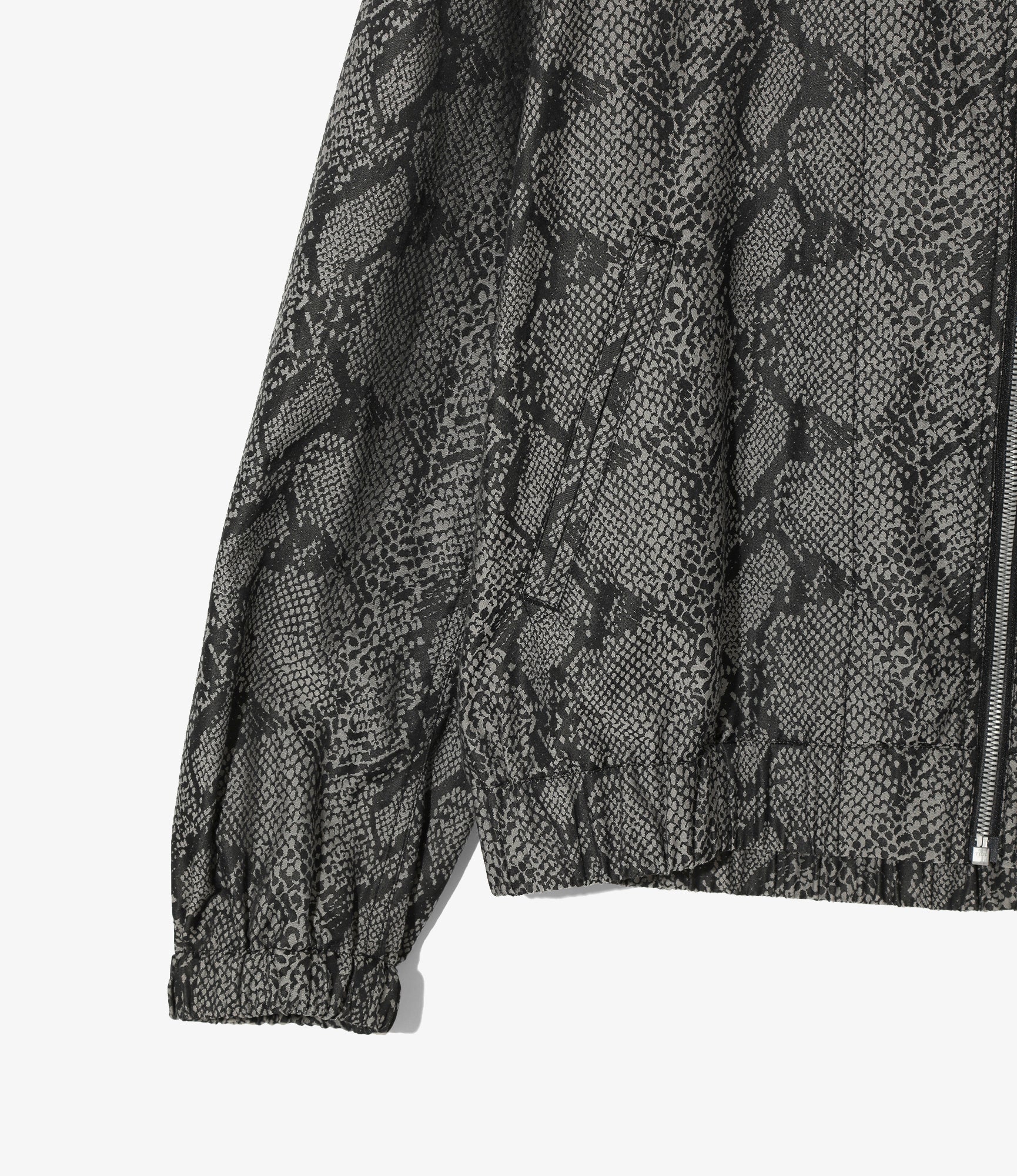 Needles Line Crew Jacket - Grey - PE/C Python Jacquard