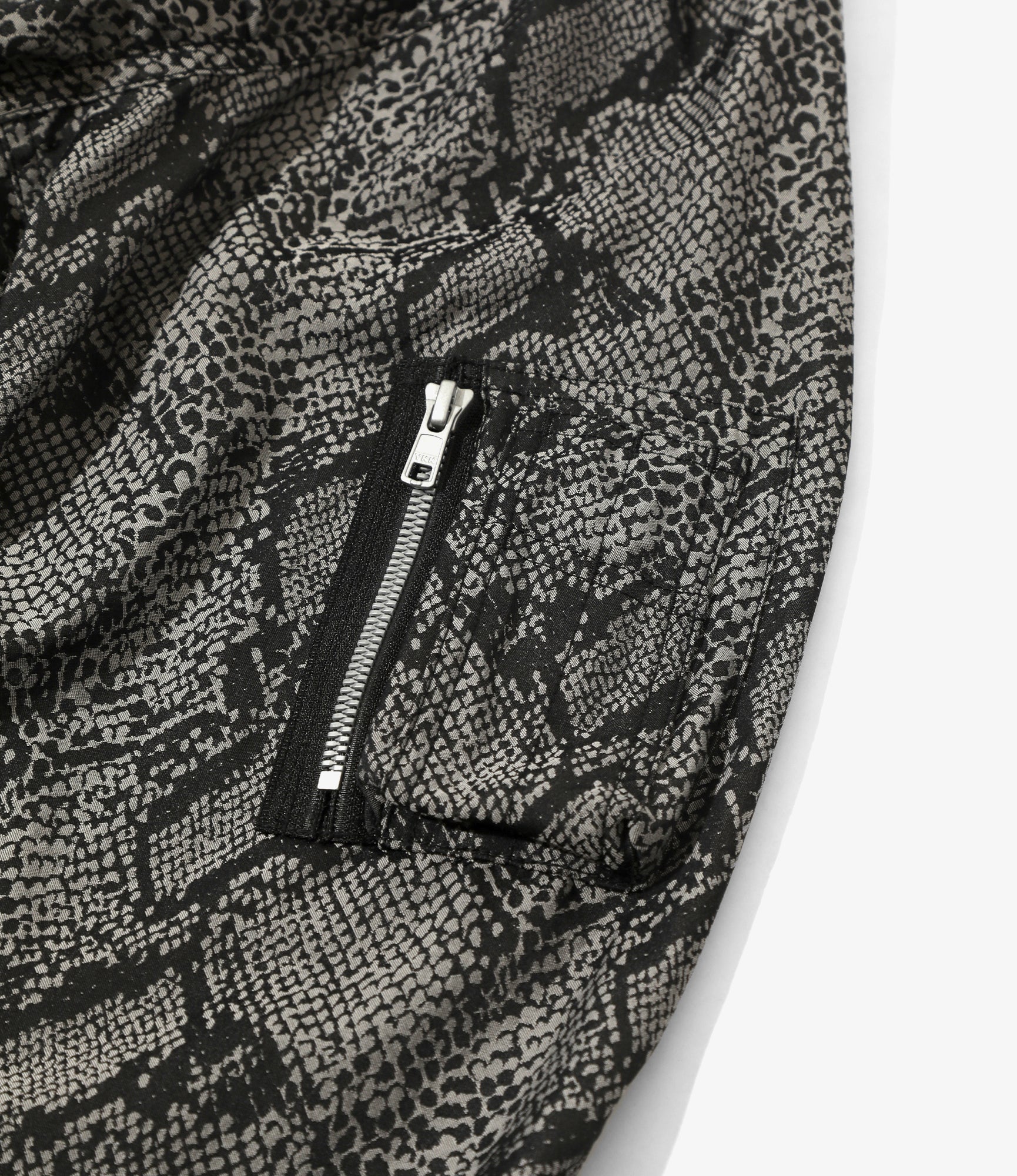 Needles Line Crew Jacket - Grey - PE/C Python Jacquard