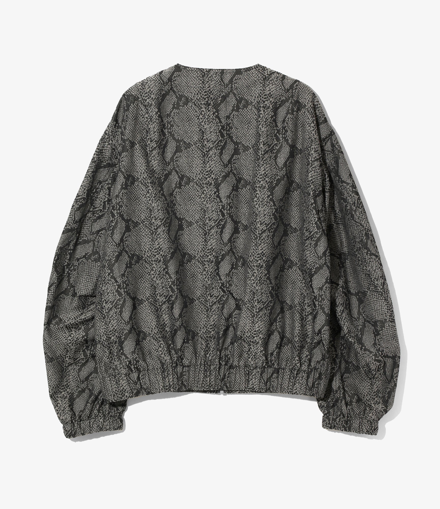 Needles Line Crew Jacket - Grey - PE/C Python Jacquard