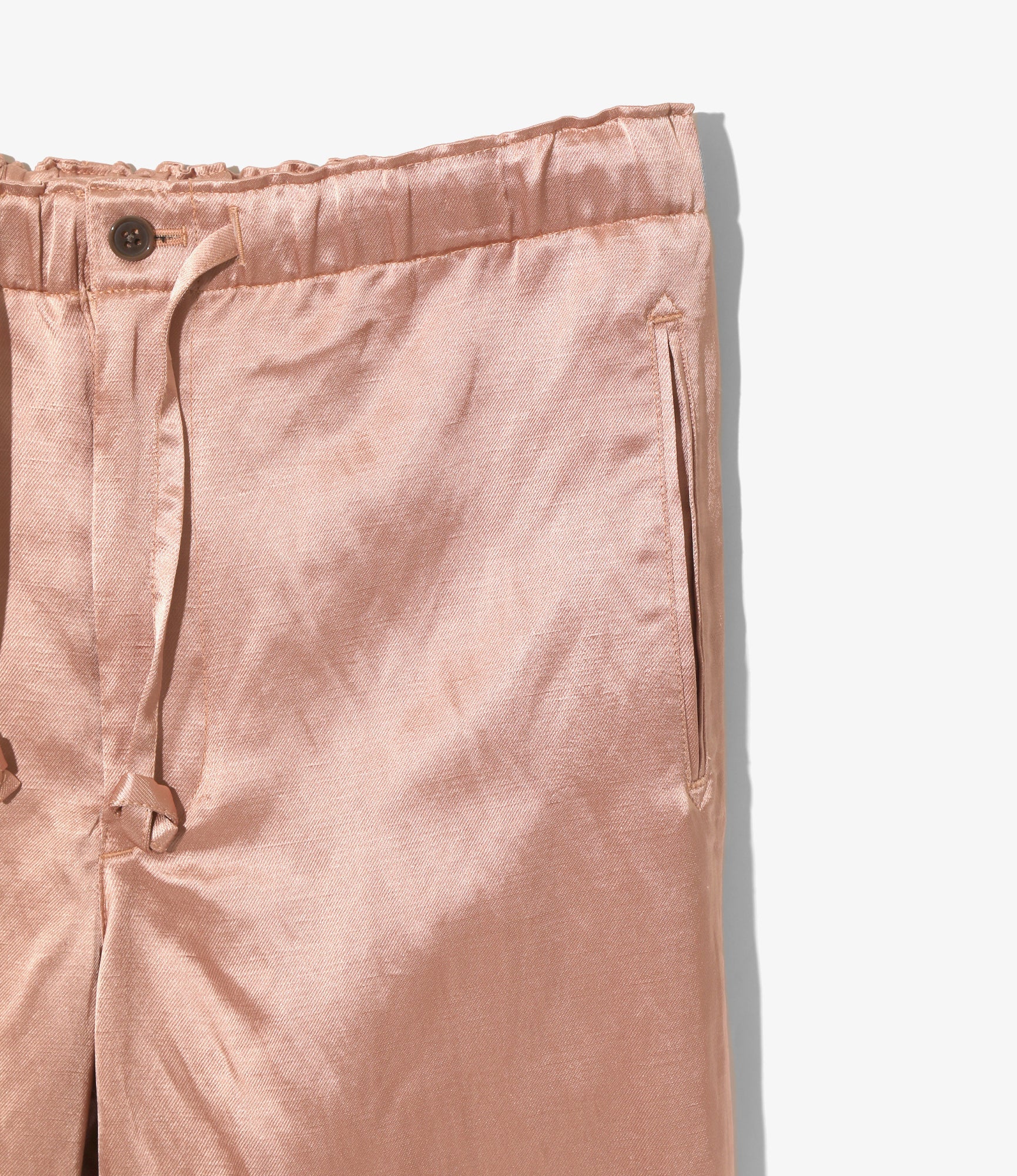 String Easy Pant - Salmon Pink - Bright Kersey