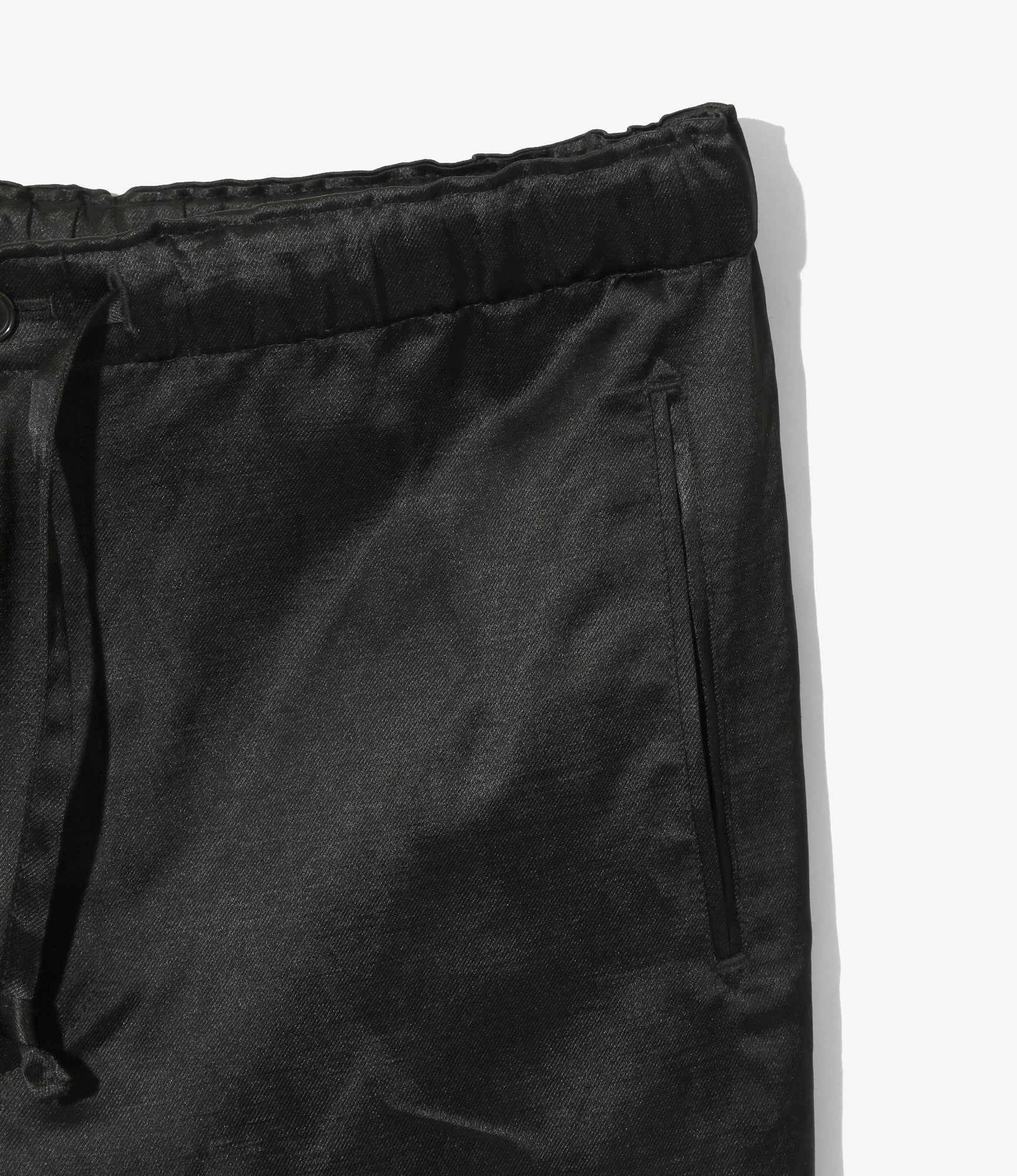 String Easy Pant - Black - Bright Kersey
