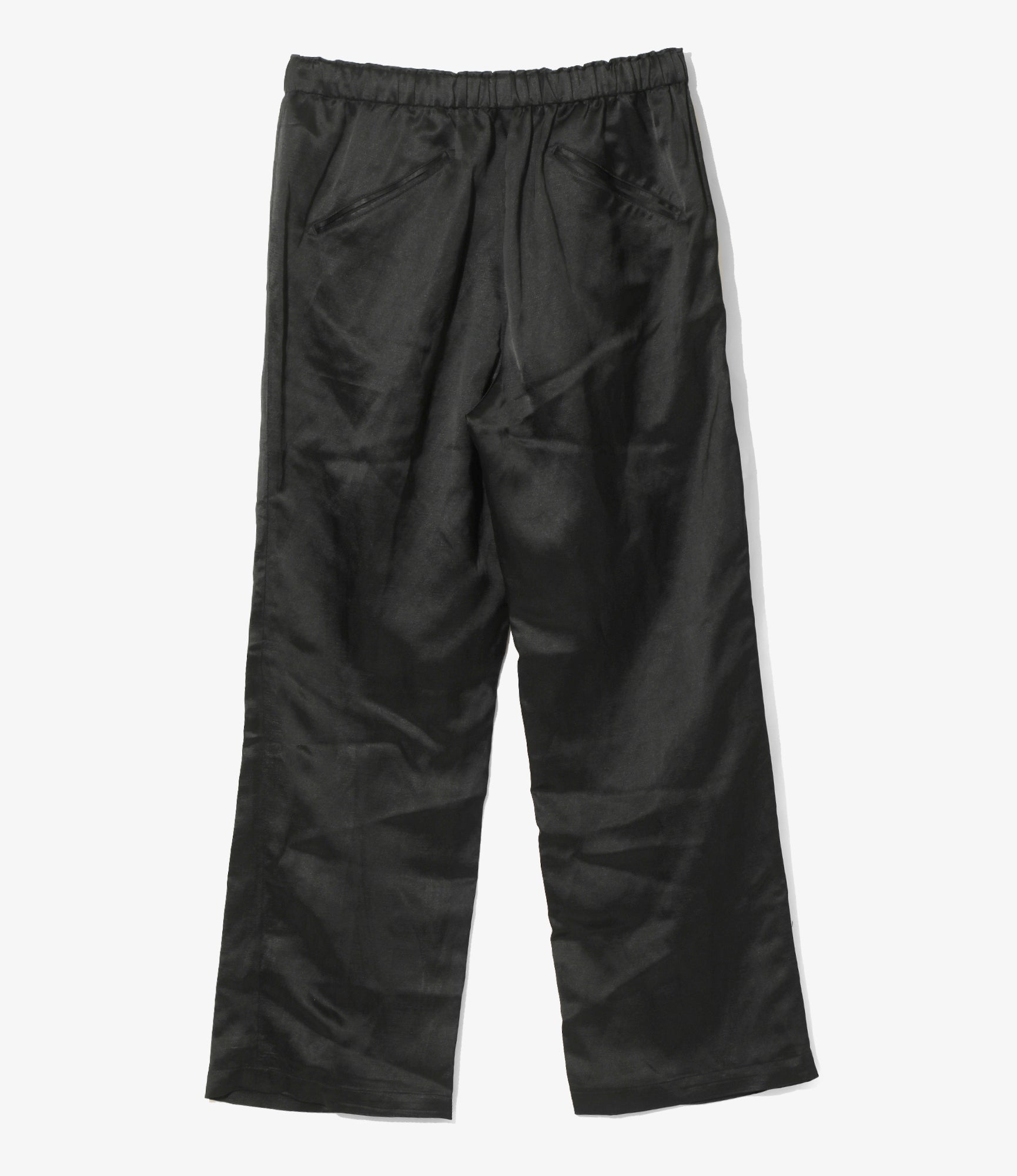 String Easy Pant - Black - Bright Kersey