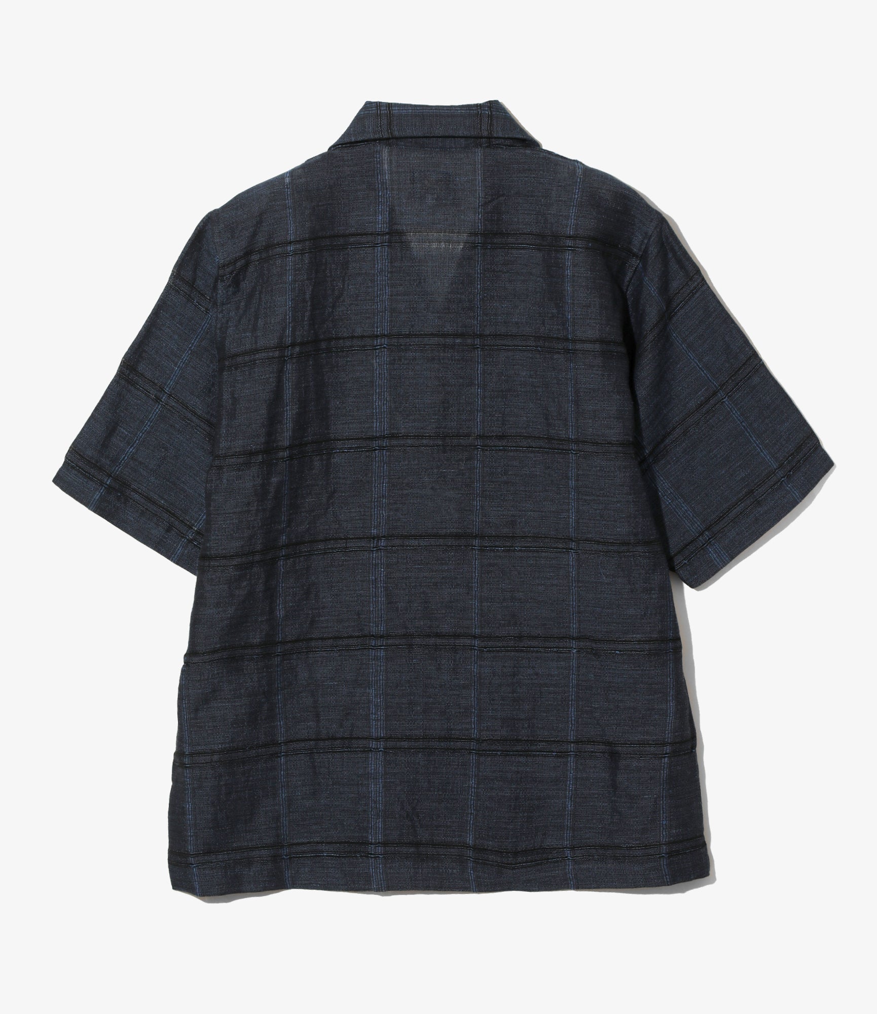Cabana Shirt - Blue - Paisley Jacquard