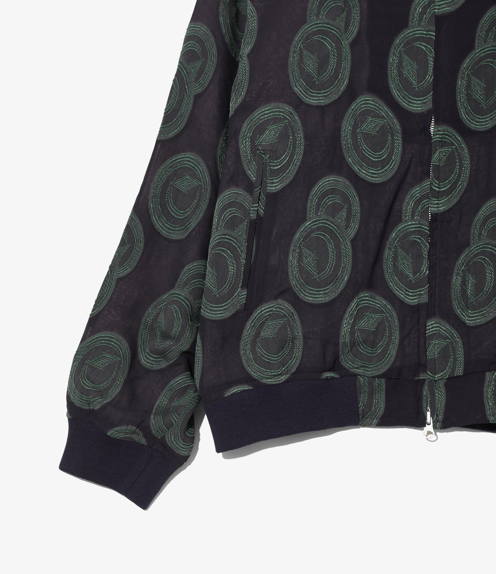 BB Jacket - Purple / Green - R/PE Ring Cut Jq