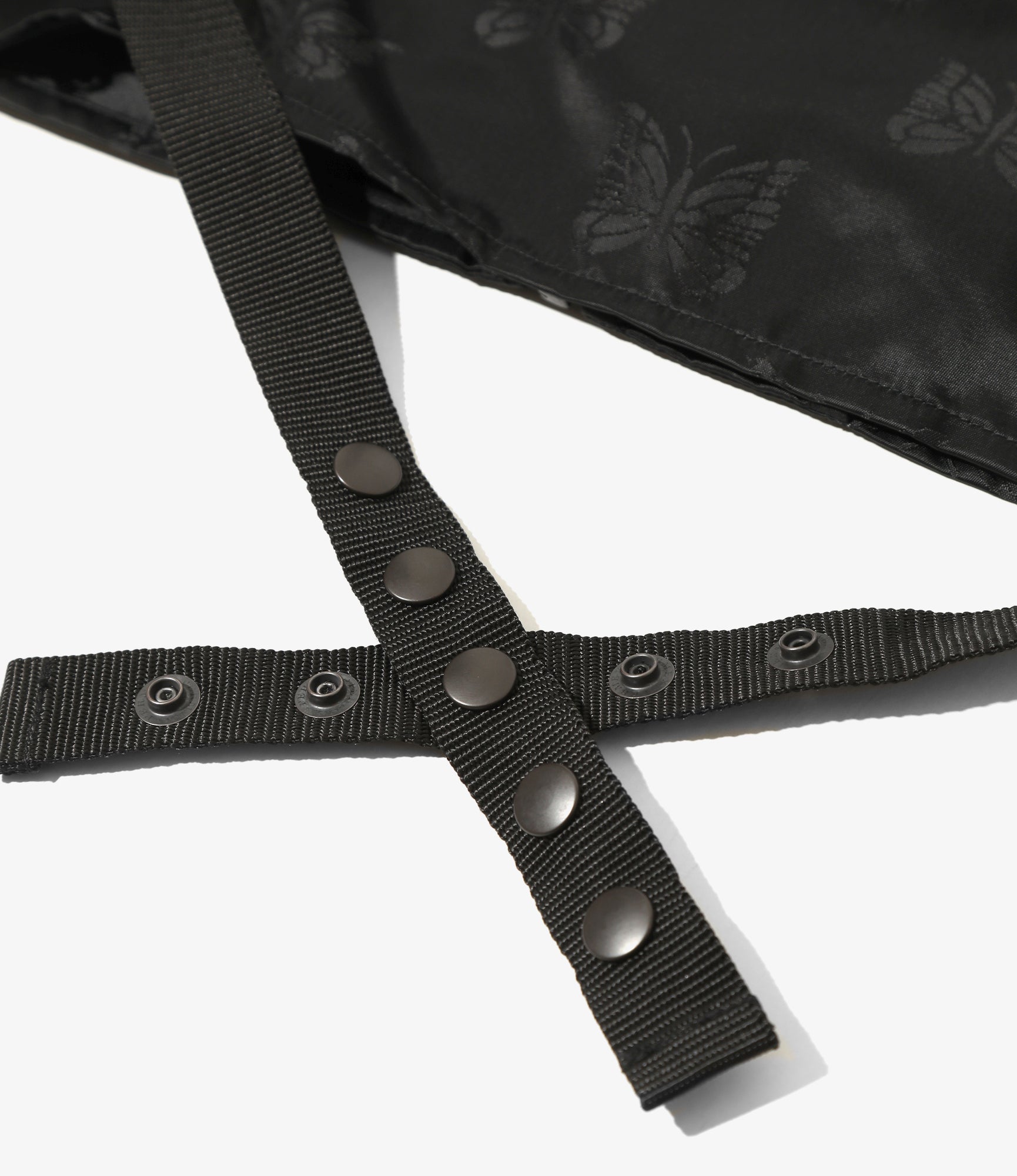 Radio Vest - Black - Papillon Jacquard Sateen