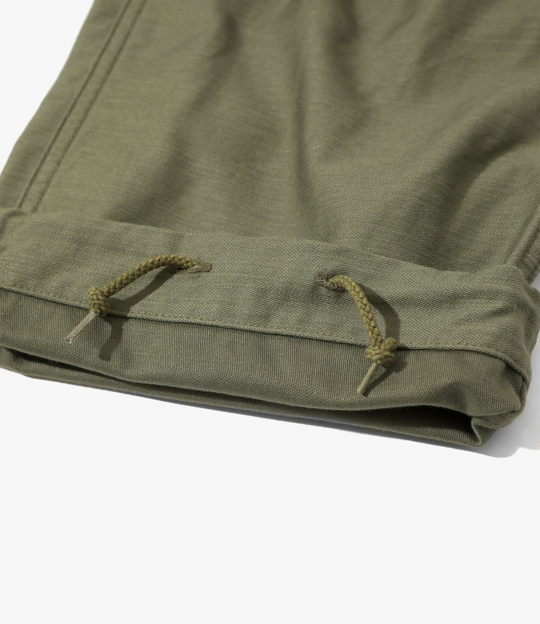 String Fatigue Pant - Olive - Back Sateen