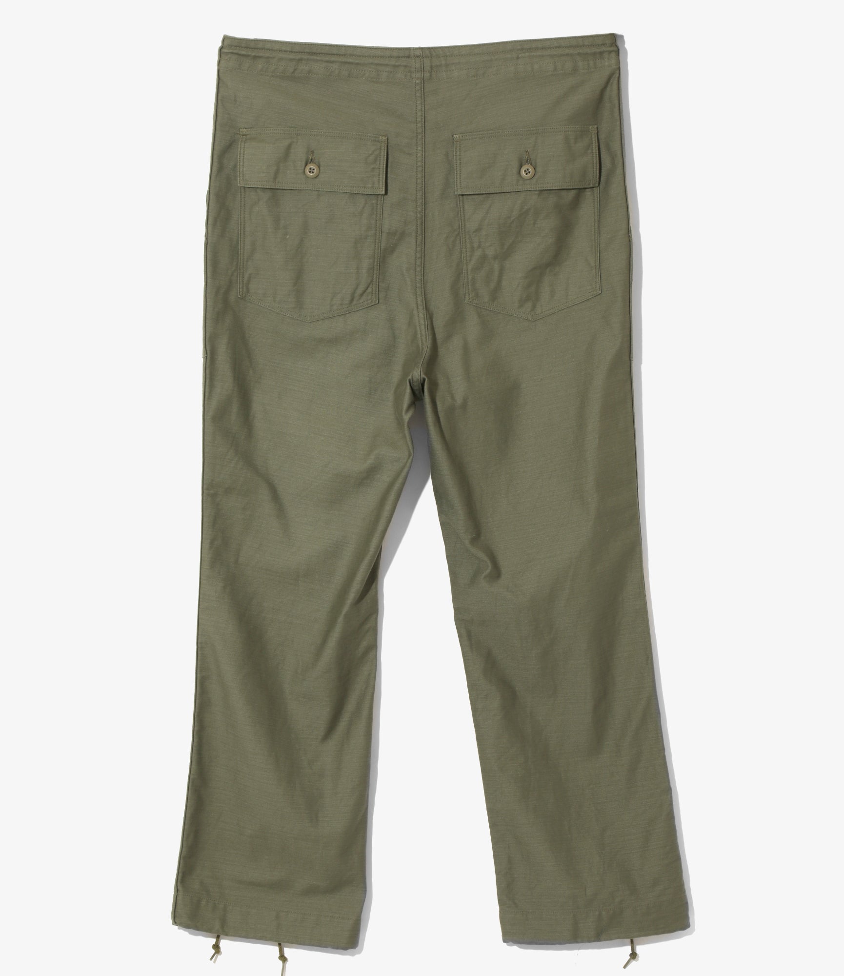 String Fatigue Pant - Olive - Back Sateen