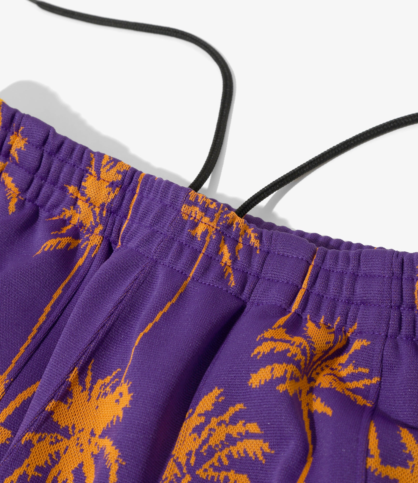 H.D. Track Pant - Purple/Orange - Poly Jq. Palm Tree Stripe