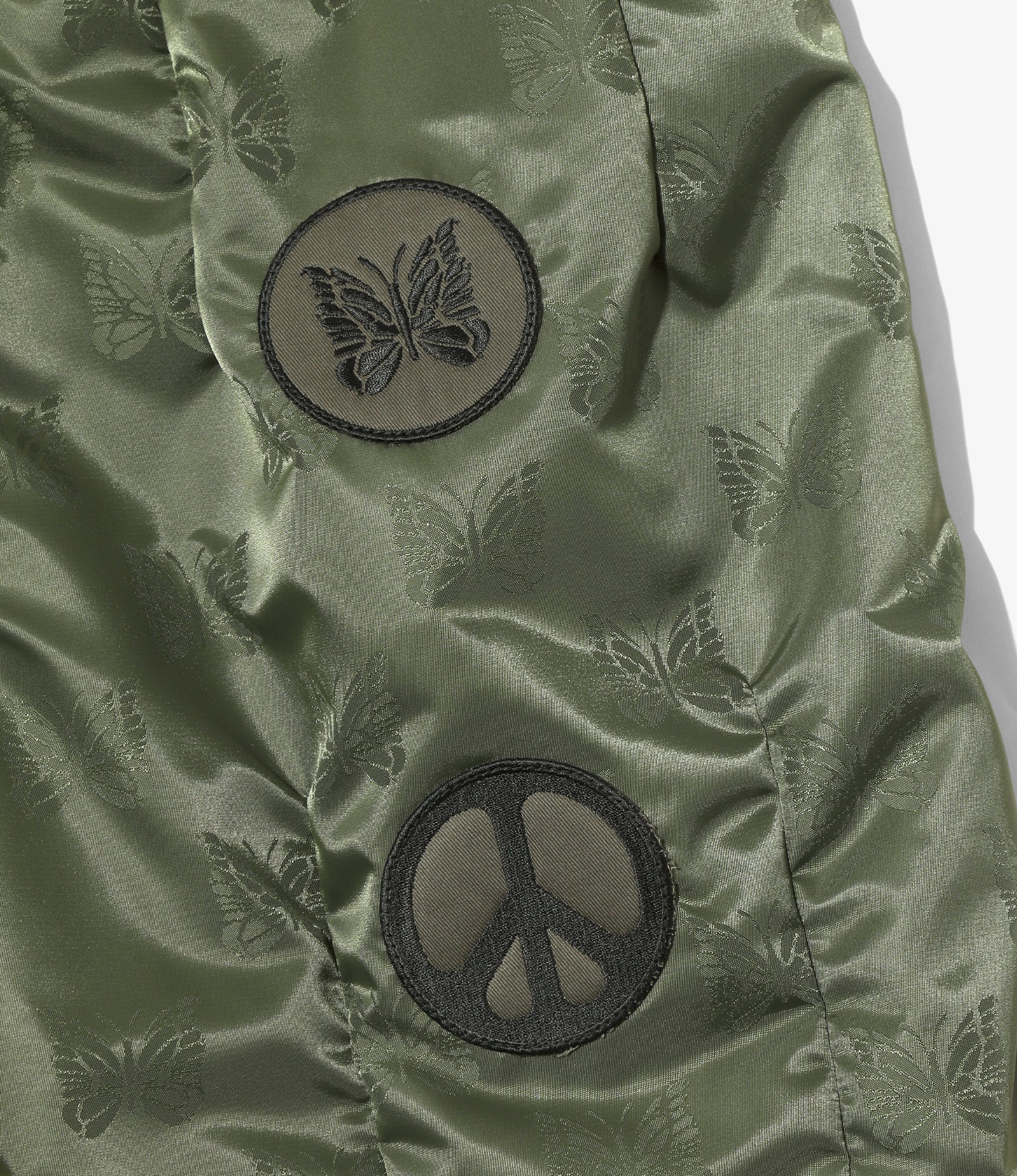 H.D.P. Short - Olive - Papillon Jacquard Sateen