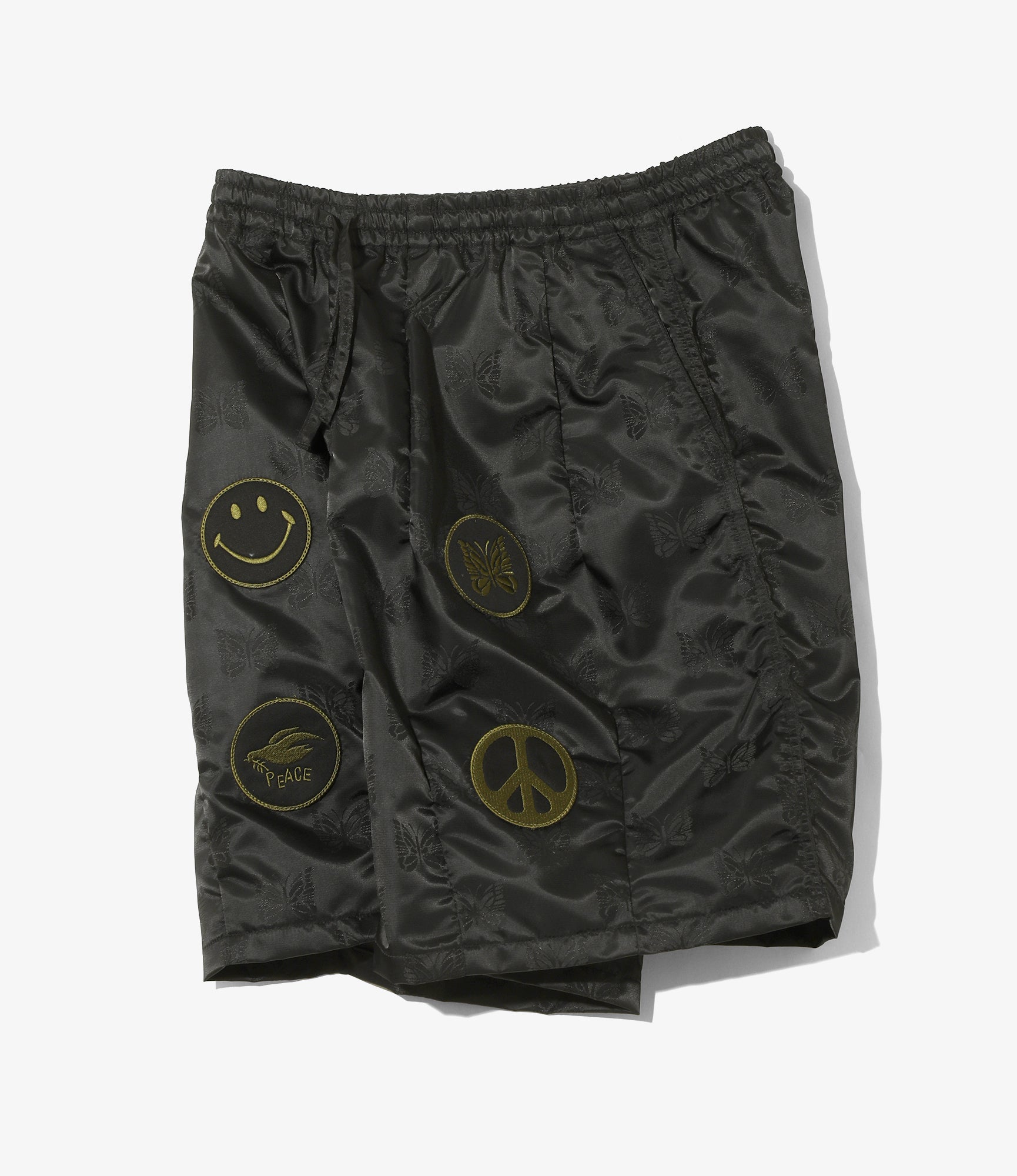 H.D.P. Short - Black - Papillon Jacquard Sateen