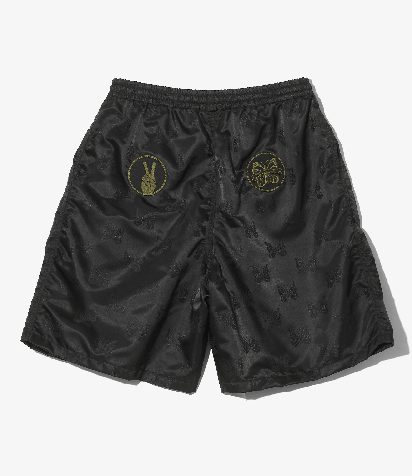 H.D.P. Short - Black - Papillon Jacquard Sateen