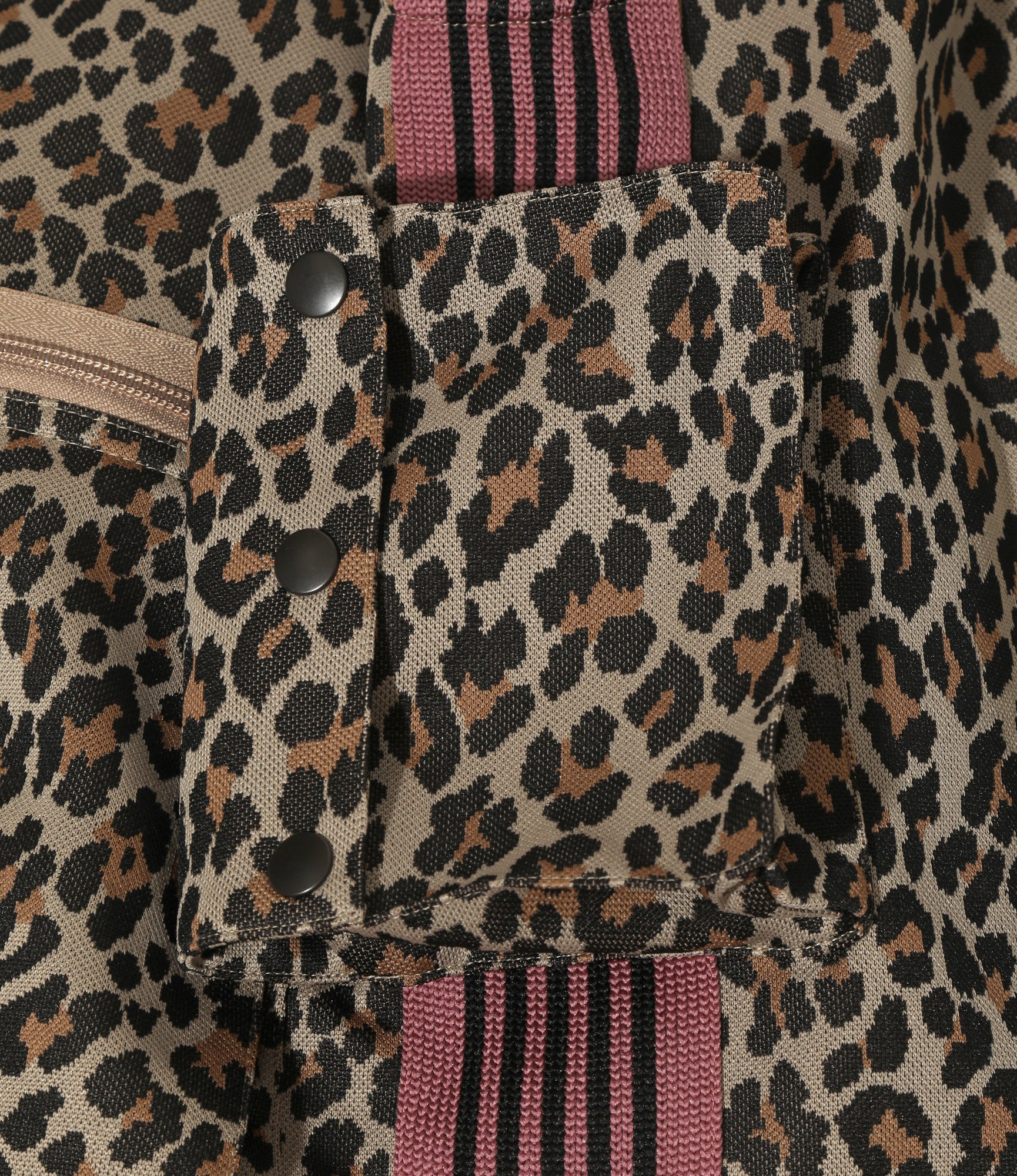 Radio Vest - Leopard - Poly Jacquard