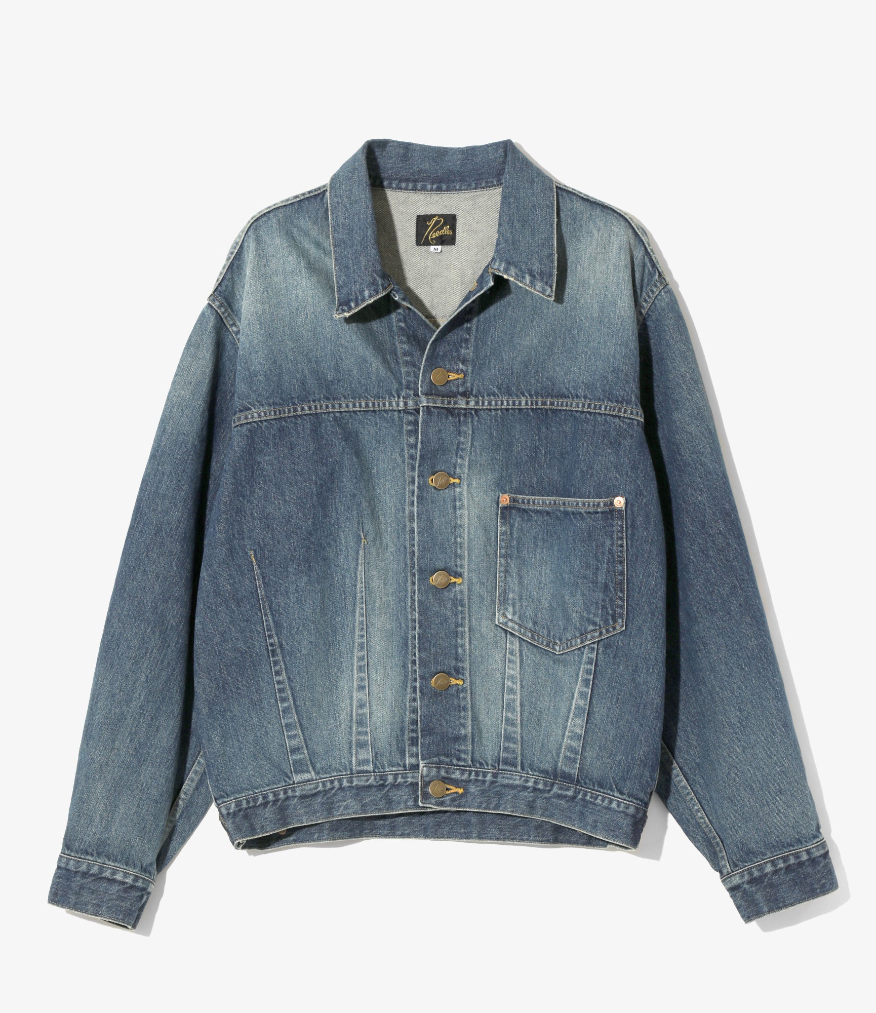 Darts Bottom Jean Jacket - Indigo - 12oz Denim