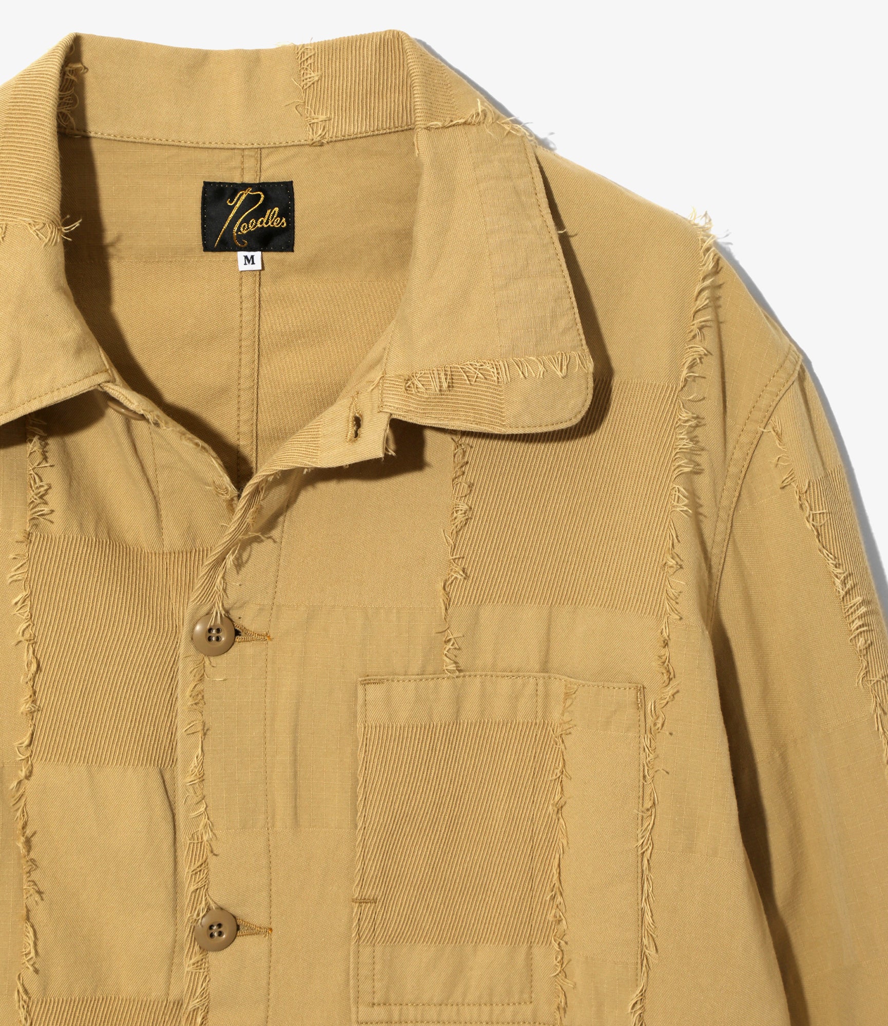 D.N. Coverall - Khaki - Ripstop Cut Jacquard