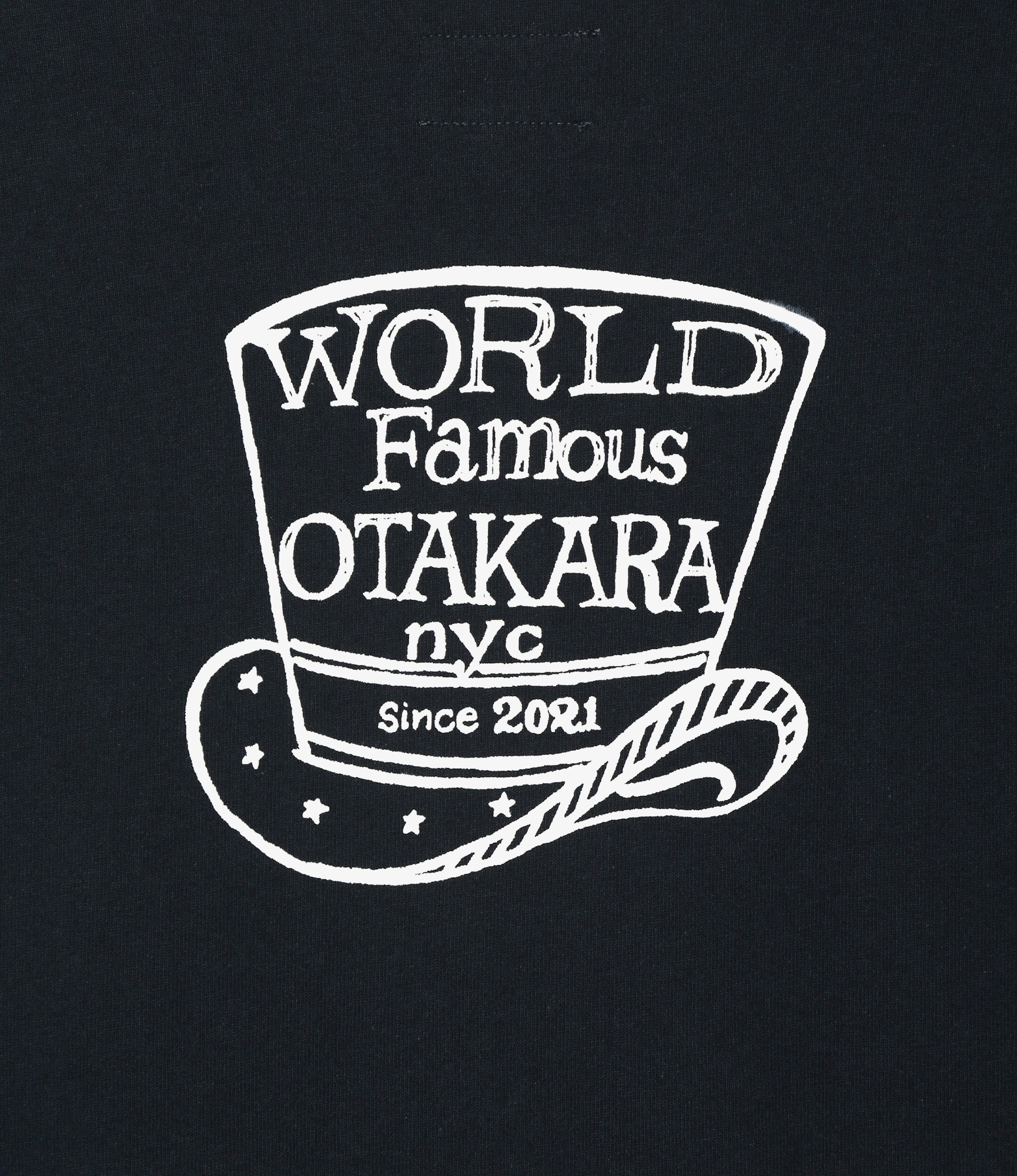 Printed Tee - Navy - World Famous